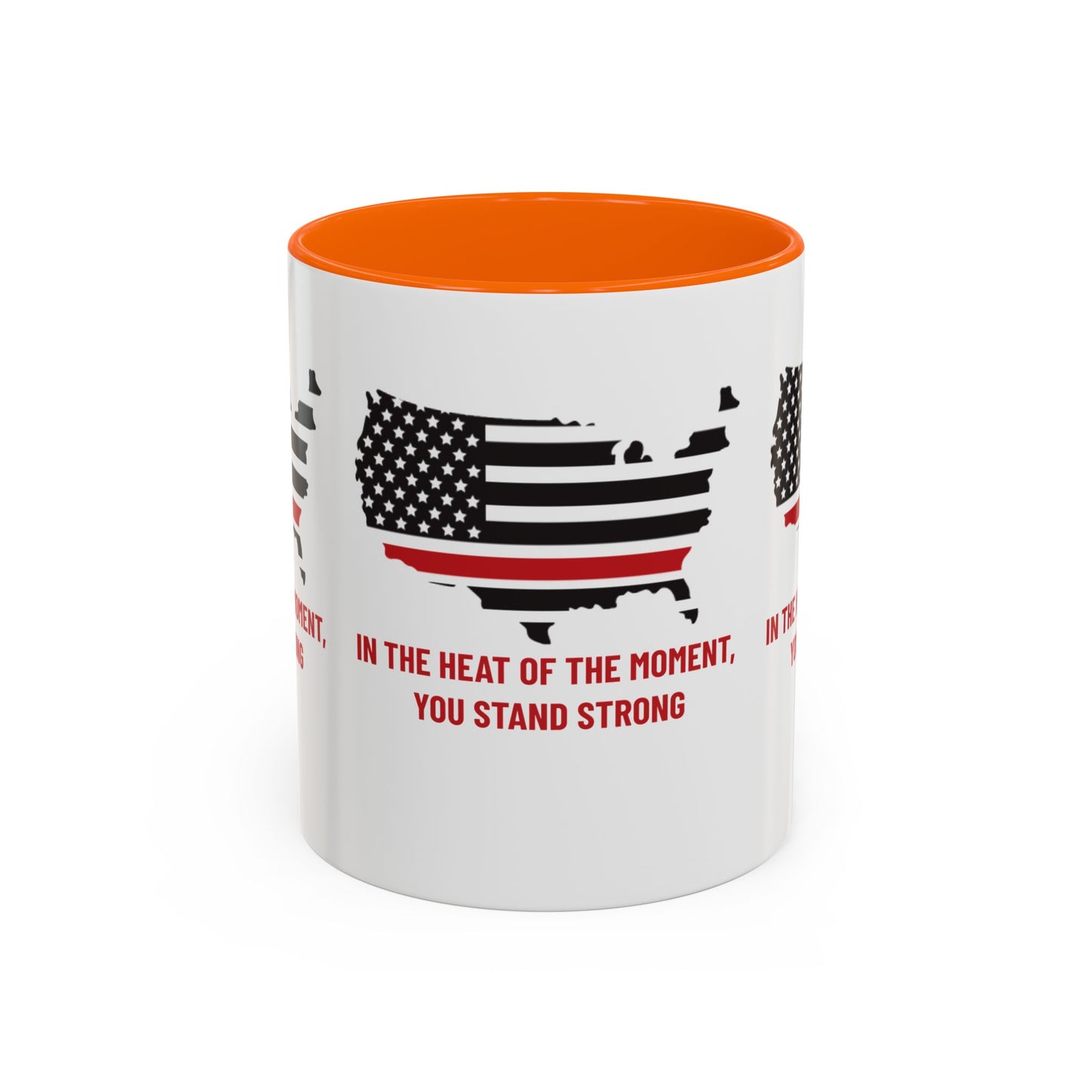 Firefighter Accent Coffee Mug – In the heat of the moment, you stand strong