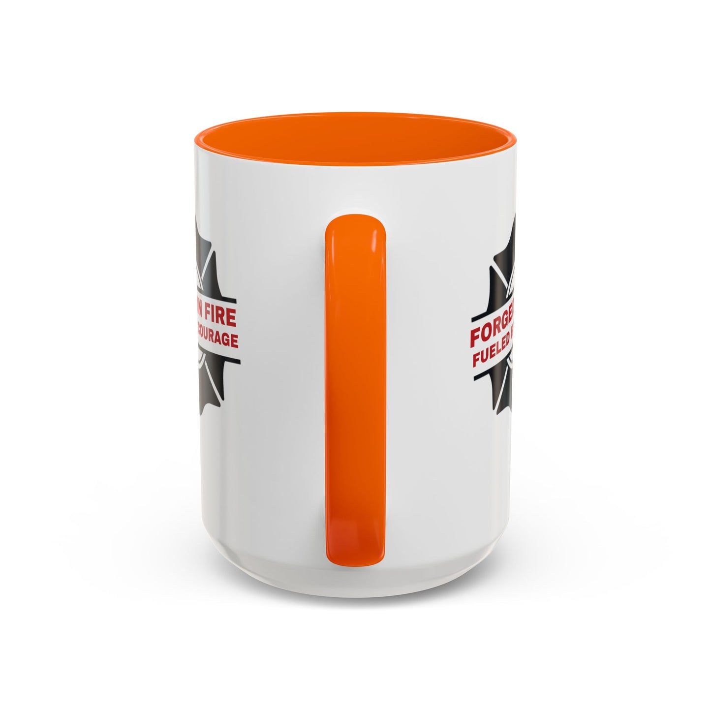 Firefighter Accent Coffee Mug – Forged in fire, fueled by courage