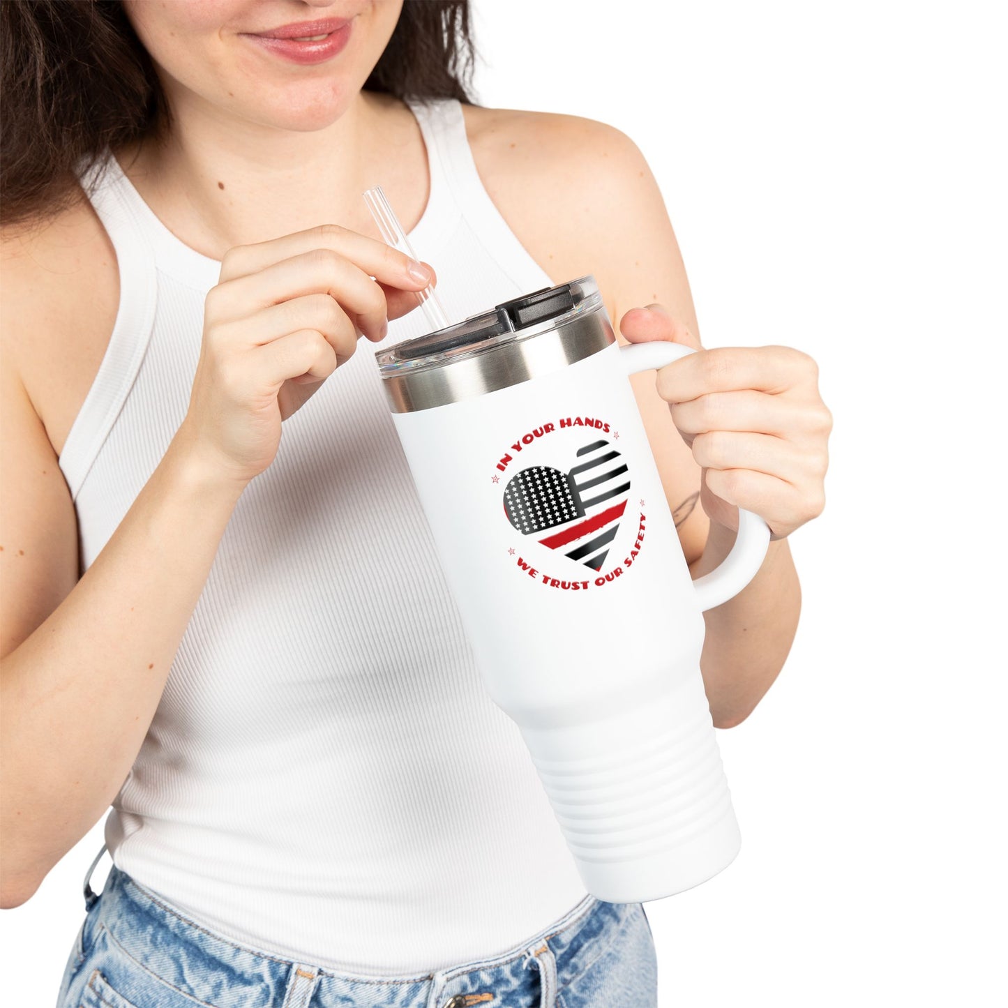 Firefighter Insulated Travel Mug, 40oz – In your hands, we trust our safety