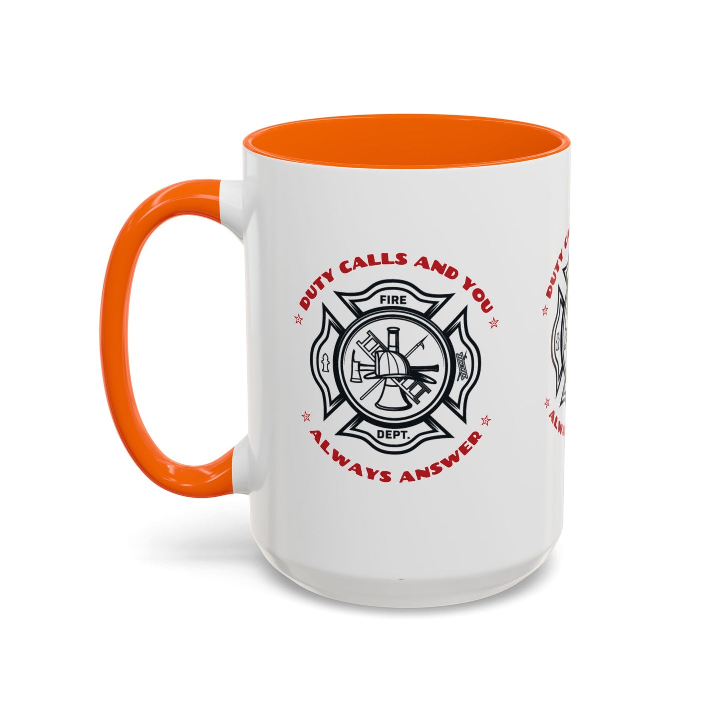 Firefighter Accent Coffee Mug – Duty calls, and you always answer