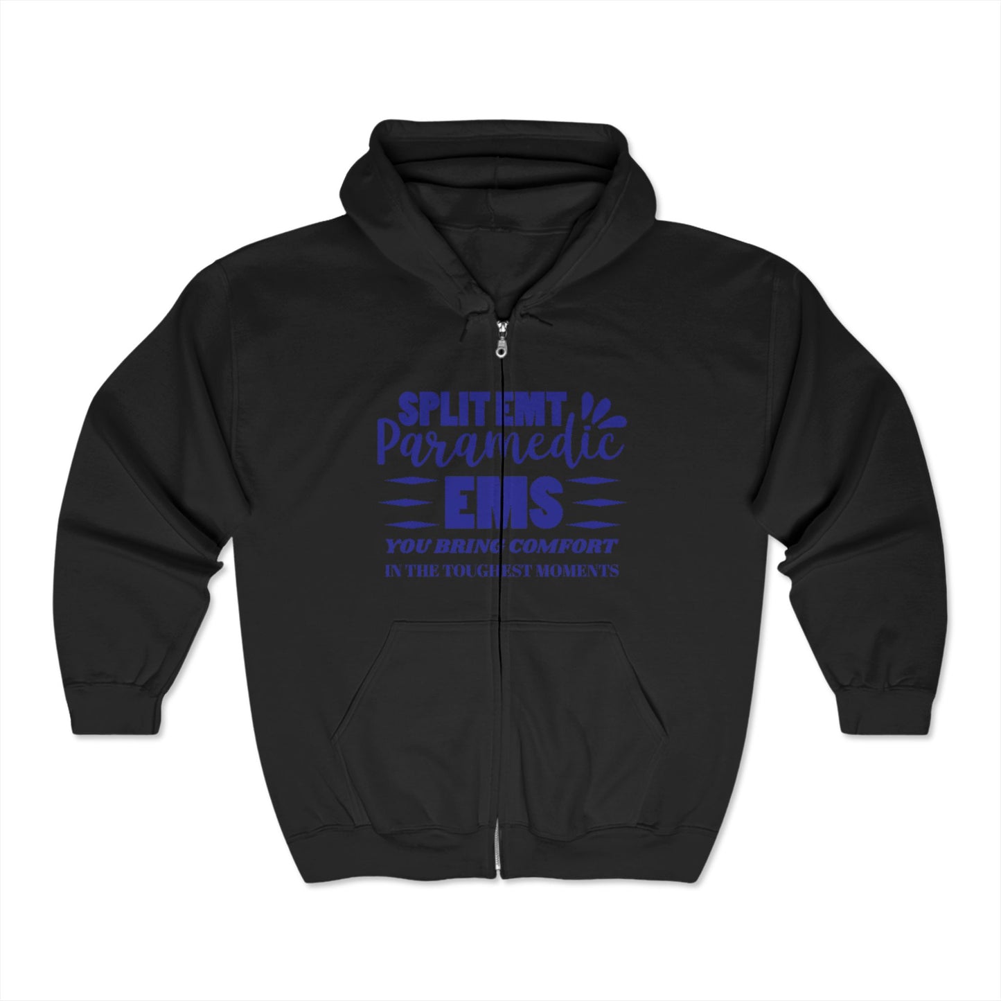 EMS Unisex Full Zip Hooded Sweatshirt – You bring comfort in the toughest moments