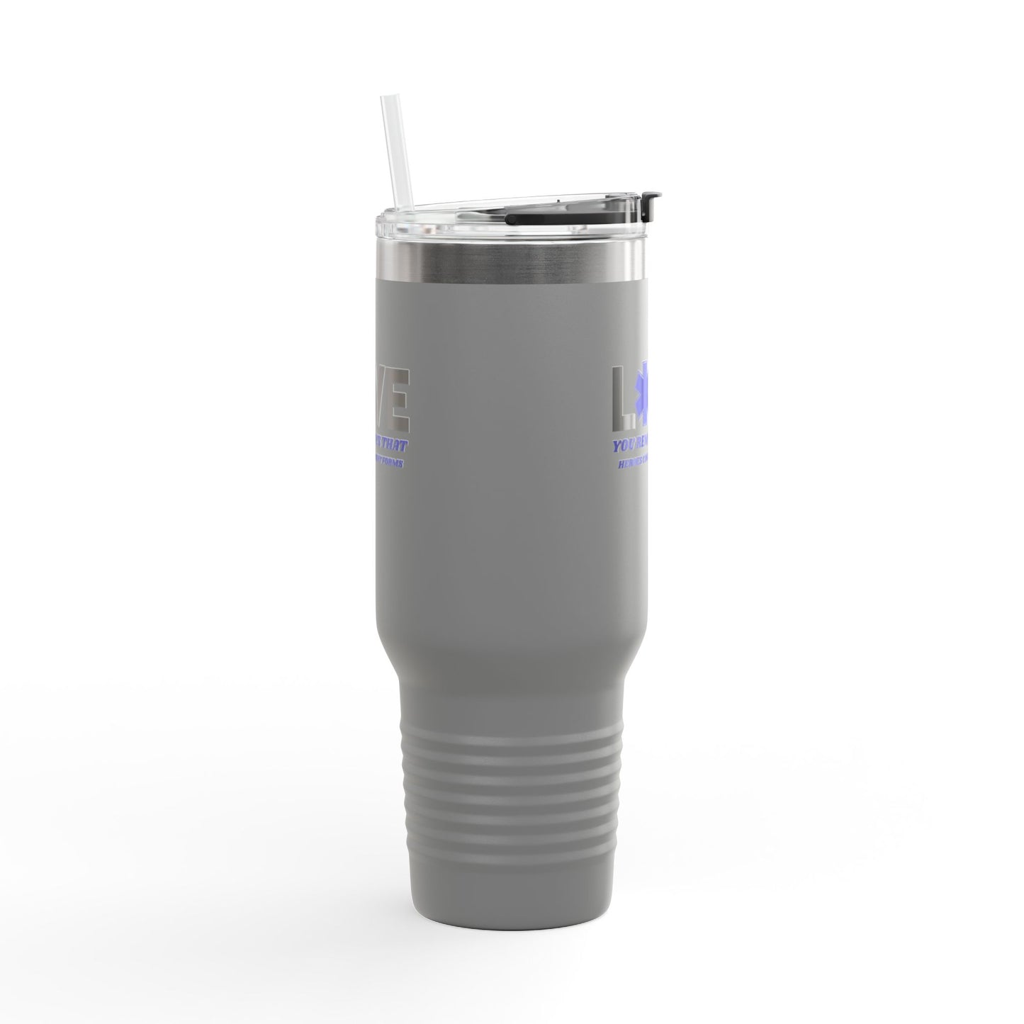 EMS Insulated Travel Mug, 40oz - You remind us that heroes come in many forms