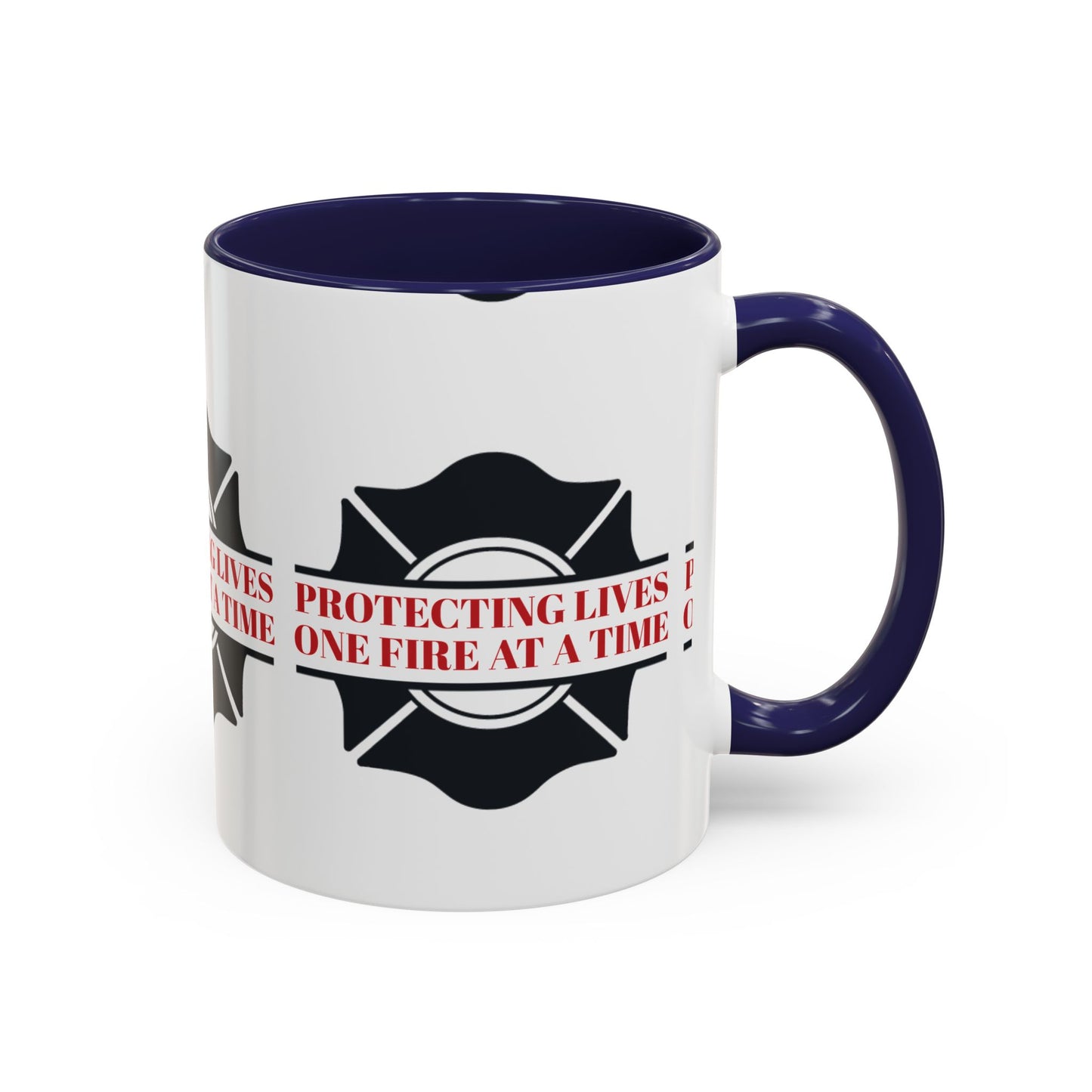 Firefighter Accent Coffee Mug – Protecting lives, one fire at a time