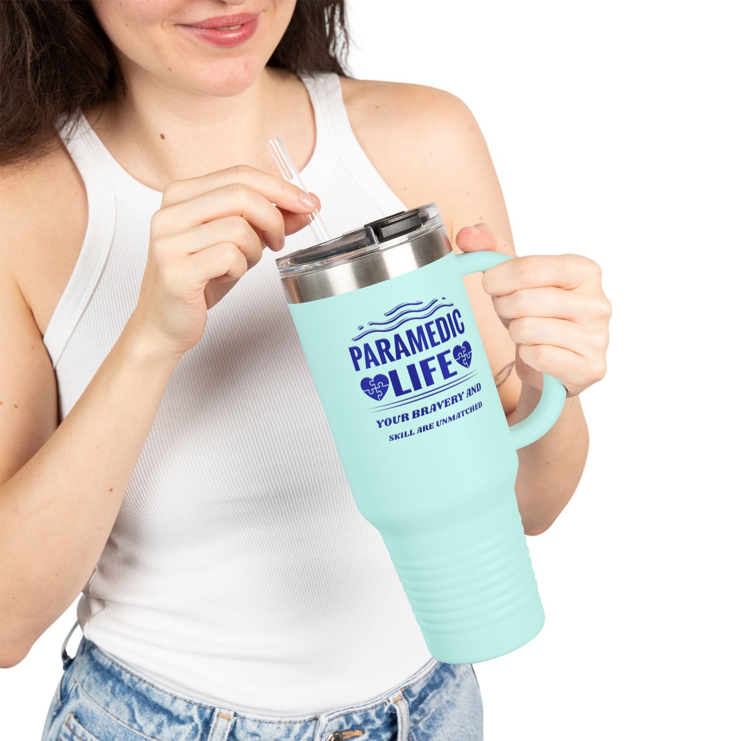 EMS Insulated Travel Mug, 40oz - Your bravery and skill are unmatched