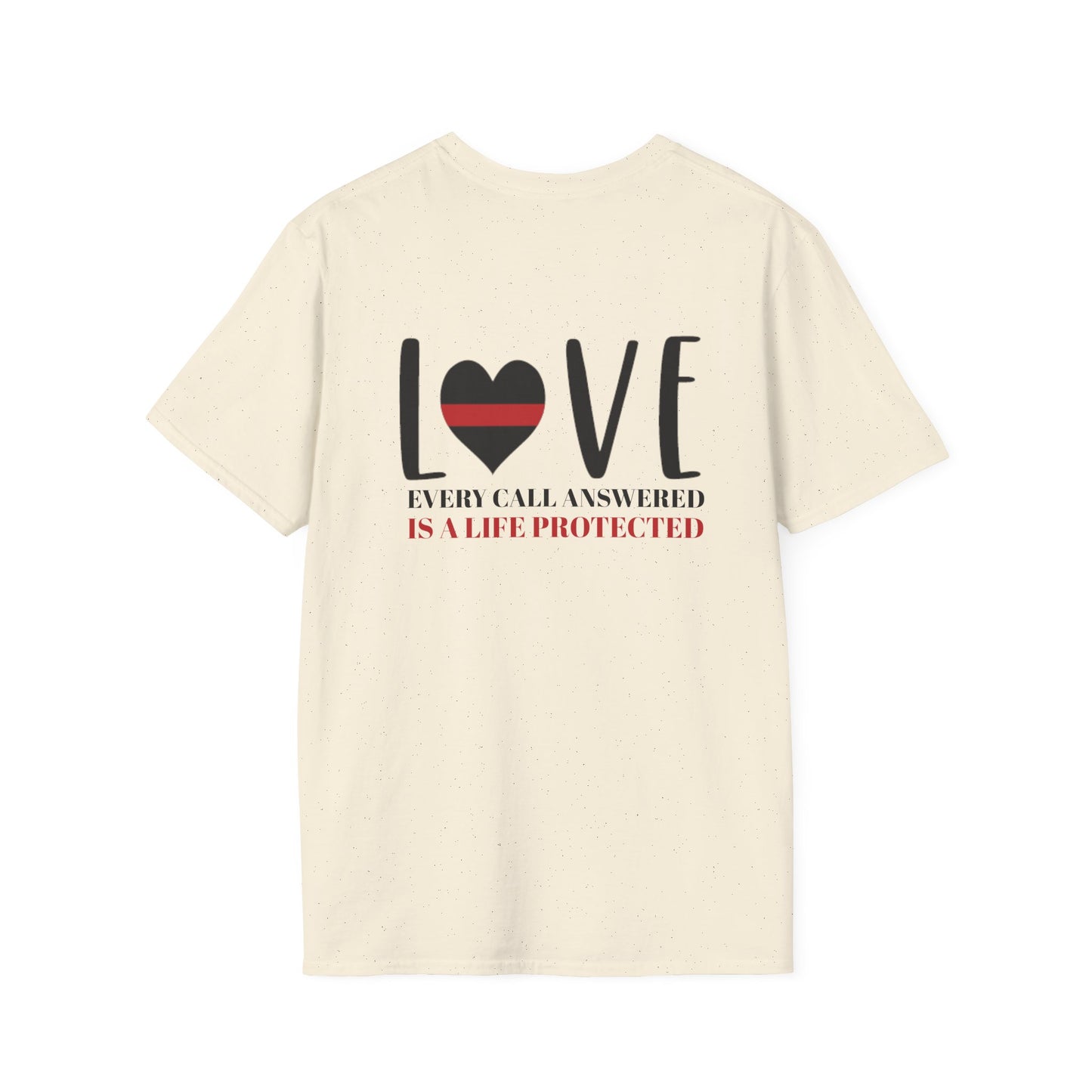 Firefighter Softstyle T-Shirt – Every call answered is a life protected