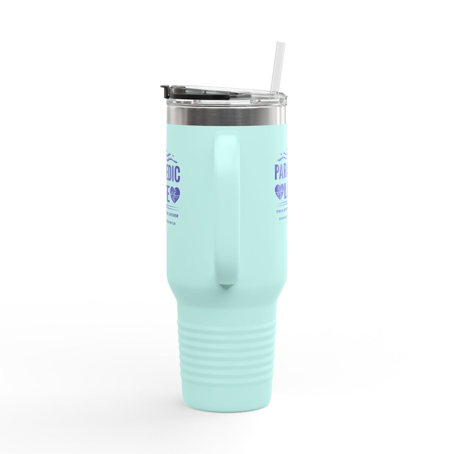 EMS Insulated Travel Mug, 40oz - Your actions speak louder than any words ever could