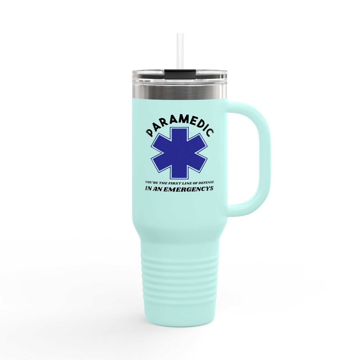EMS Insulated Travel Mug, 40oz - You’re the first line of defense in an emergency
