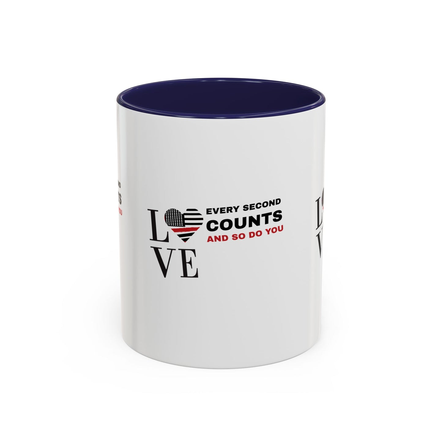 Firefighter Accent Coffee Mug – Every second counts, and so do you