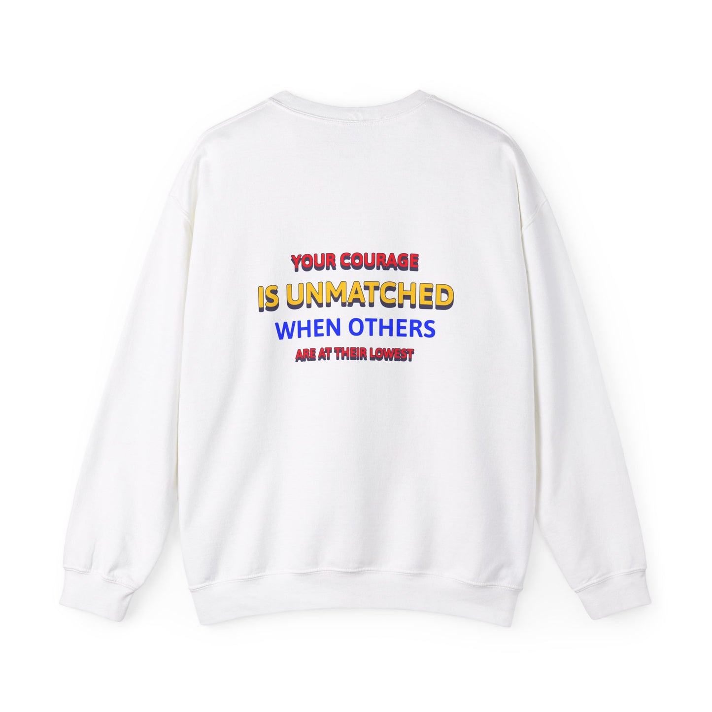 EMS Unisex Crewneck Sweatshirt – Your courage is unmatched when others are at their lowest