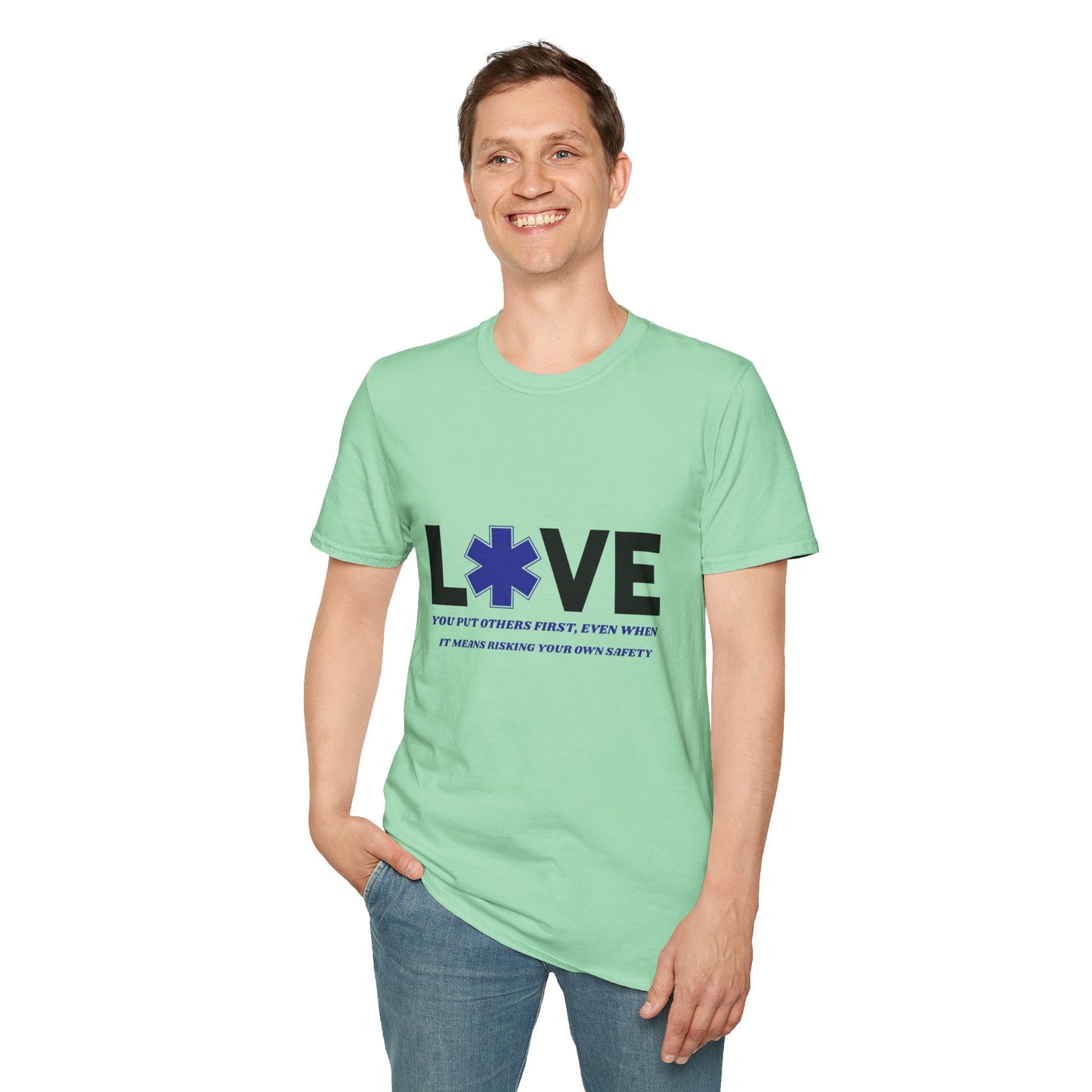 EMS Inspiration Softstyle T-Shirt – You put others first, even when it means risking your own safety