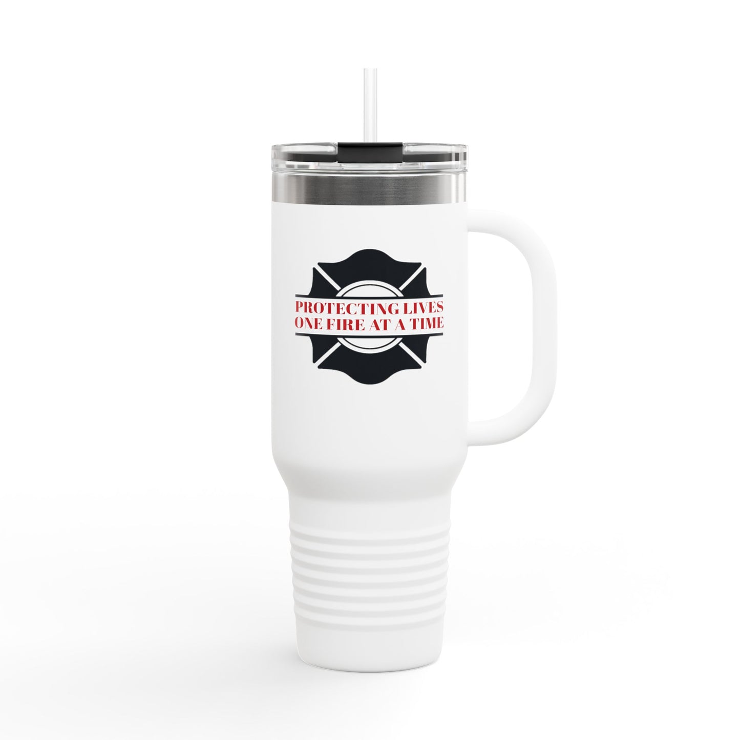 Firefighter Insulated Travel Mug, 40oz – Protecting lives, one fire at a time