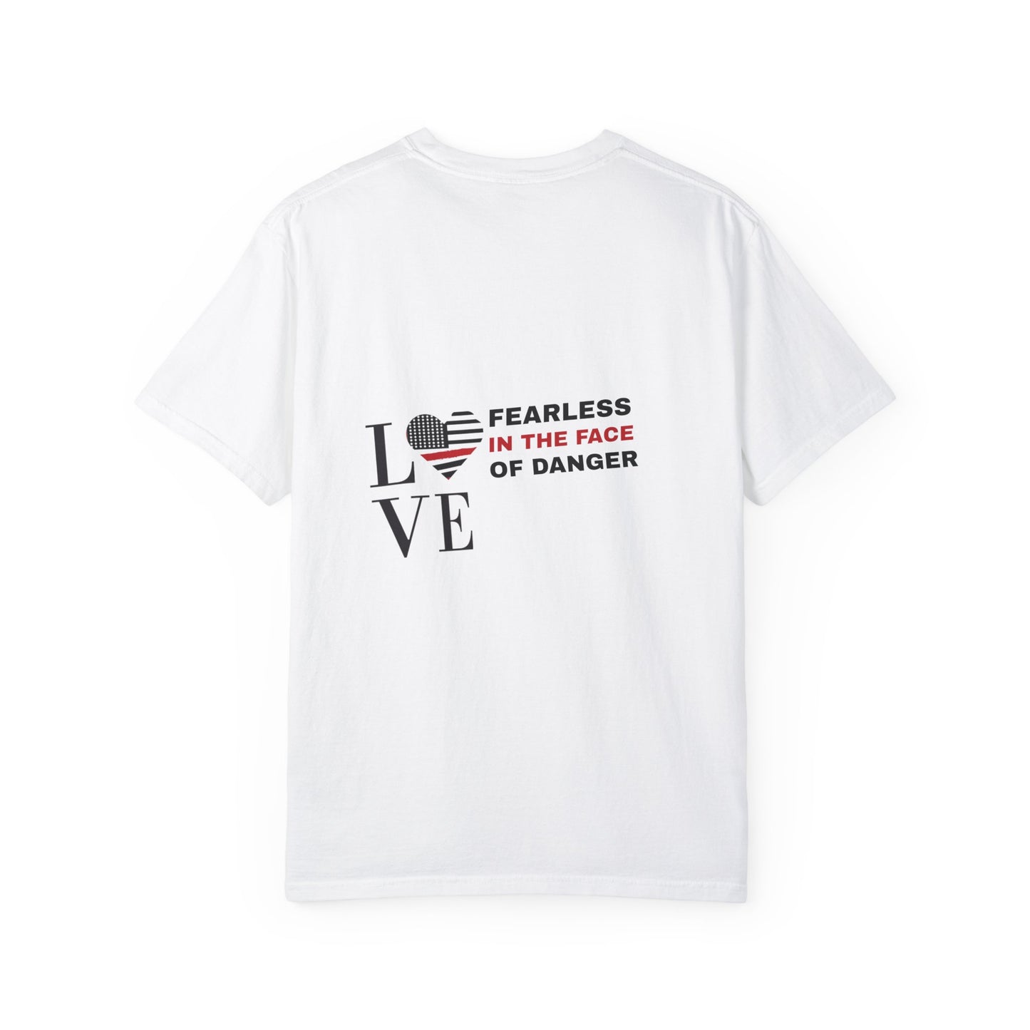 Firefighter Unisex Garment-Dyed T-Shirt – Fearless in the face of danger