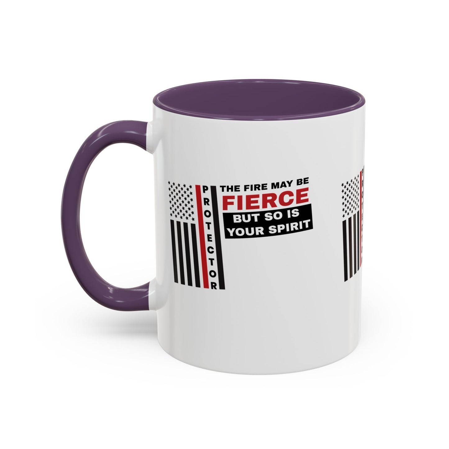 Firefighter Accent Coffee Mug – The fire may be fierce, but so is your spirit
