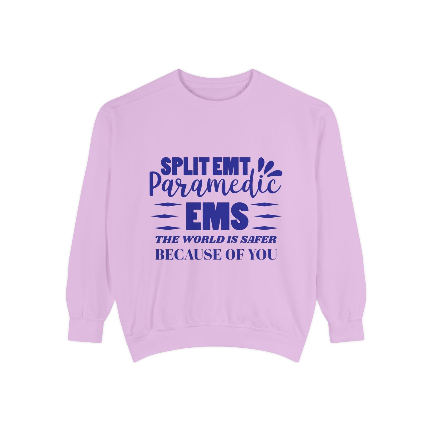 EMS Unisex Garment-Dyed Sweatshirt –The world is safer because of you