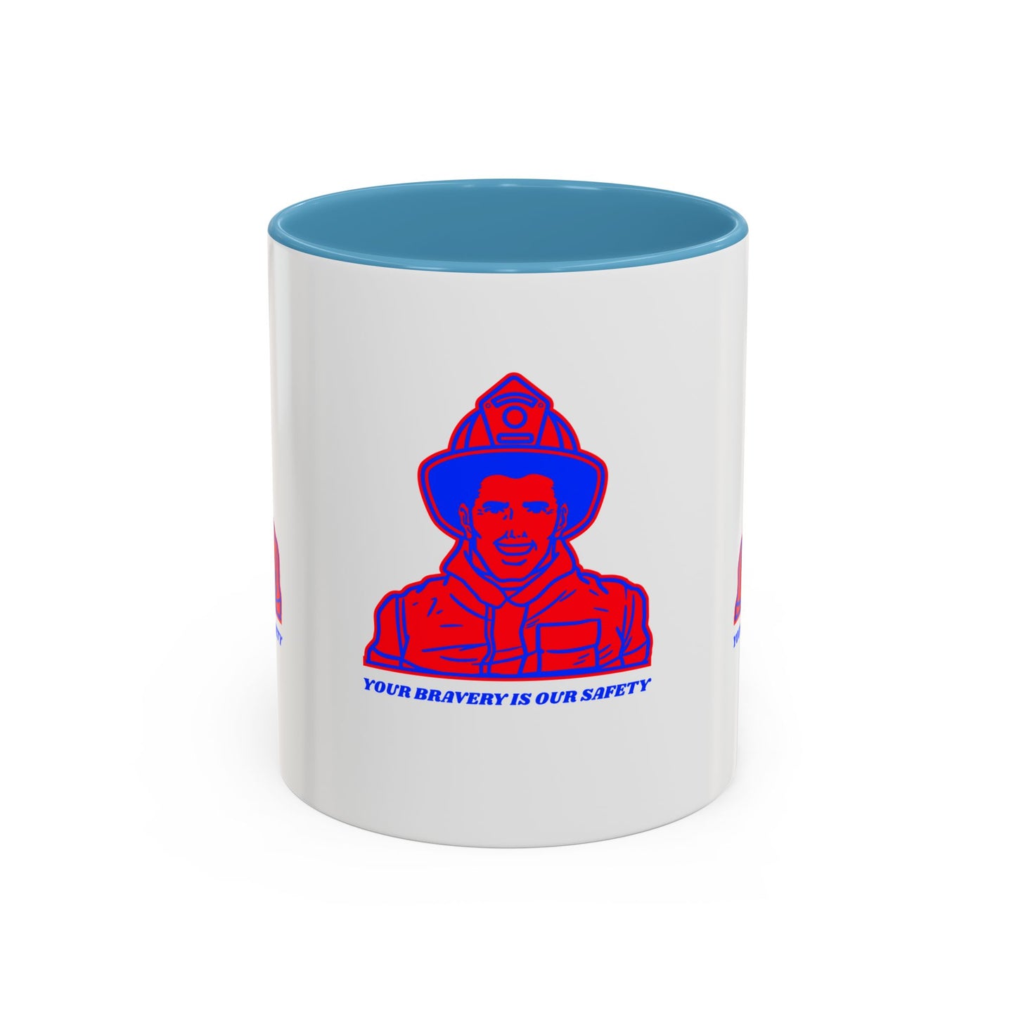 Firefighter Accent Coffee Mug – Your bravery is our safety