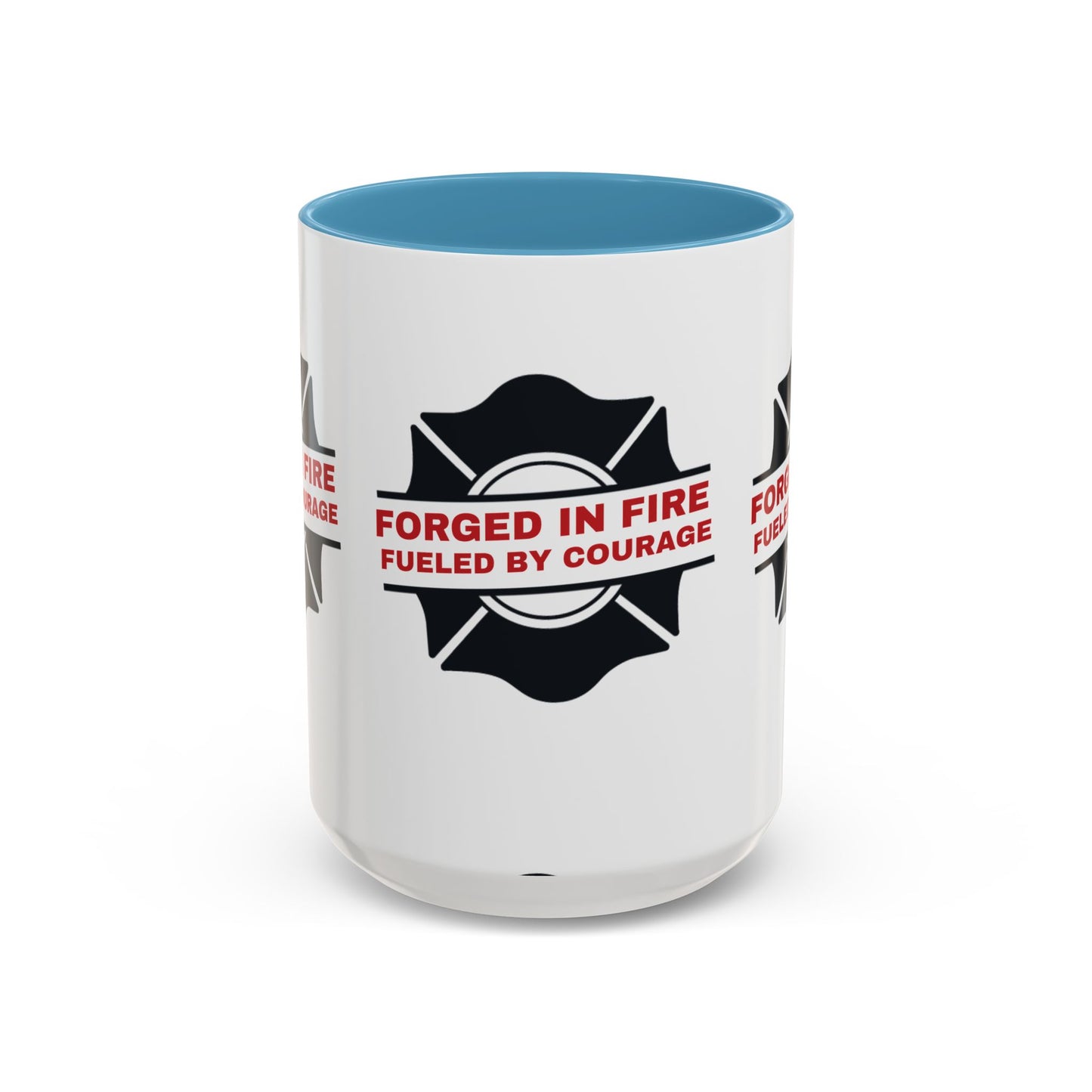 Firefighter Accent Coffee Mug – Forged in fire, fueled by courage