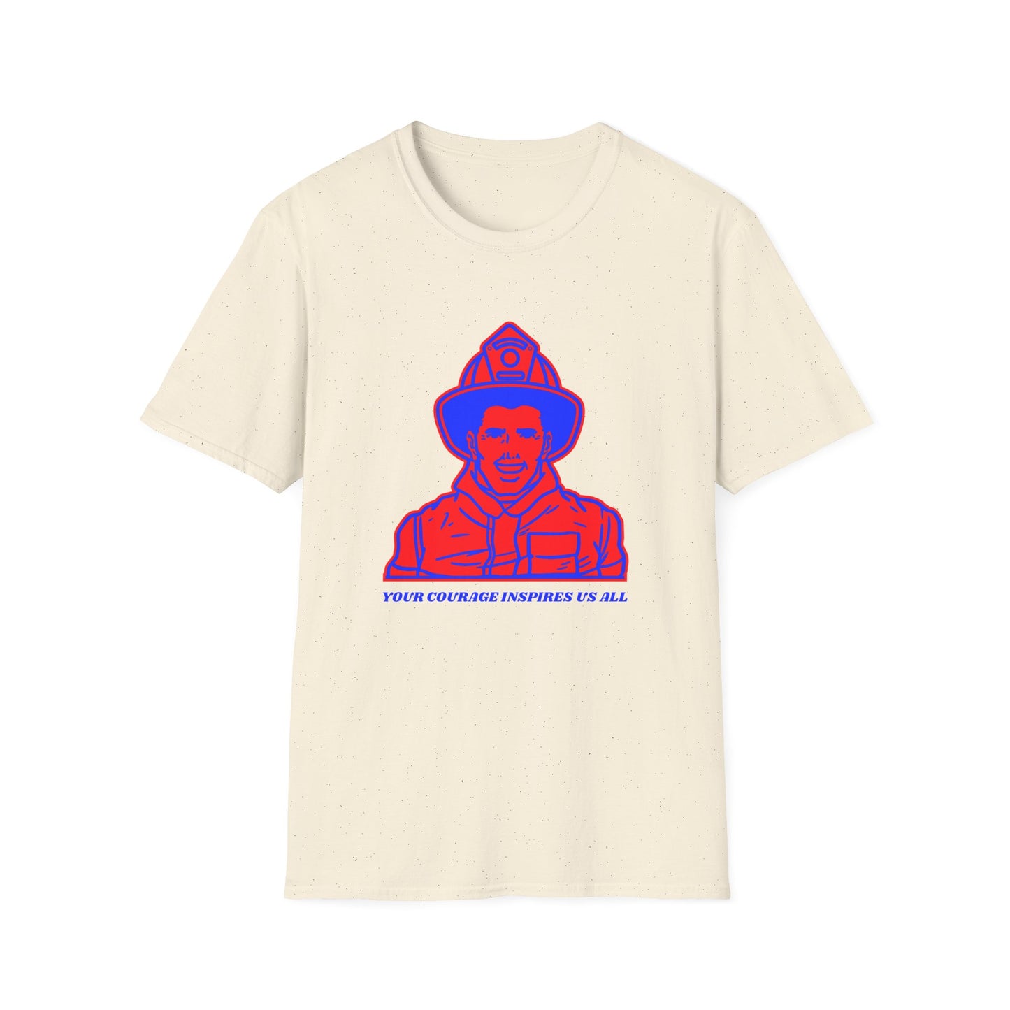 Firefighter Softstyle T-Shirt – Your courage inspires us all