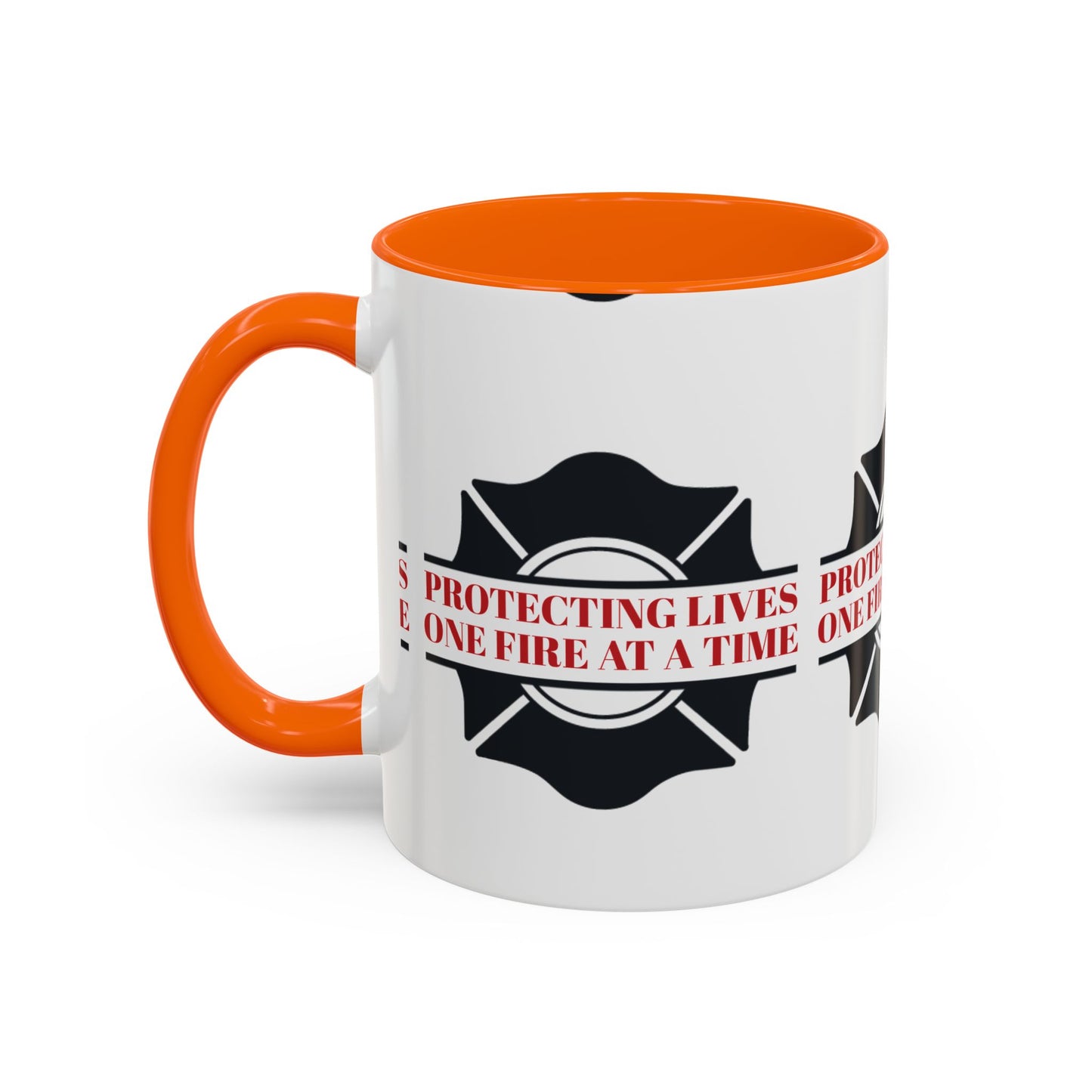 Firefighter Accent Coffee Mug – Protecting lives, one fire at a time