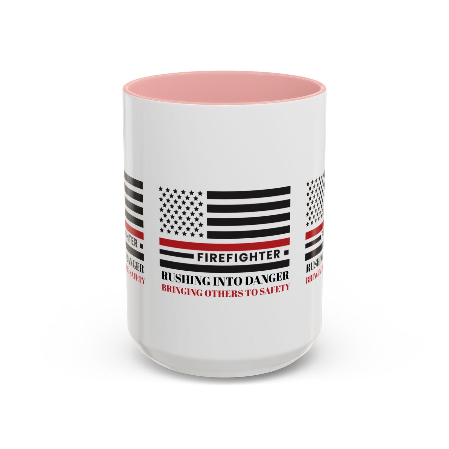 Firefighter Accent Coffee Mug – Rushing into danger, bringing others to safety