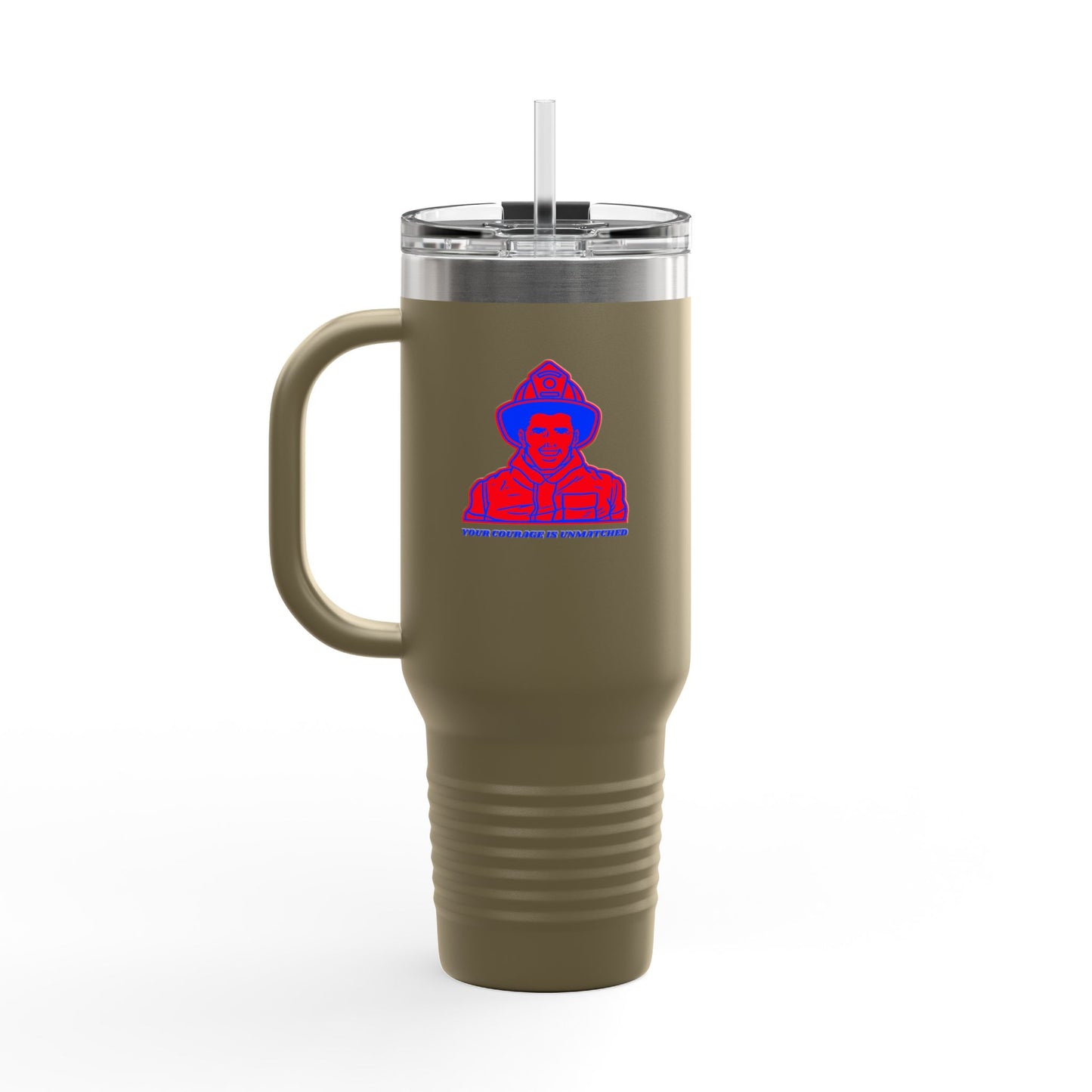 Firefighter Insulated Travel Mug, 40oz – Your courage is unmatched