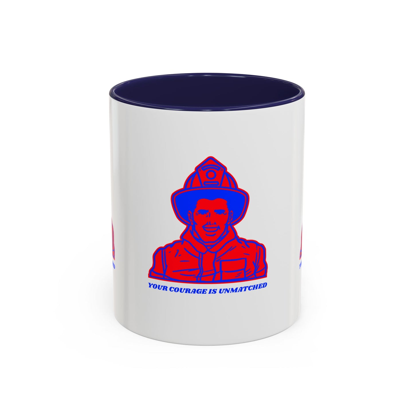 Firefighter Accent Coffee Mug – Your courage is unmatched