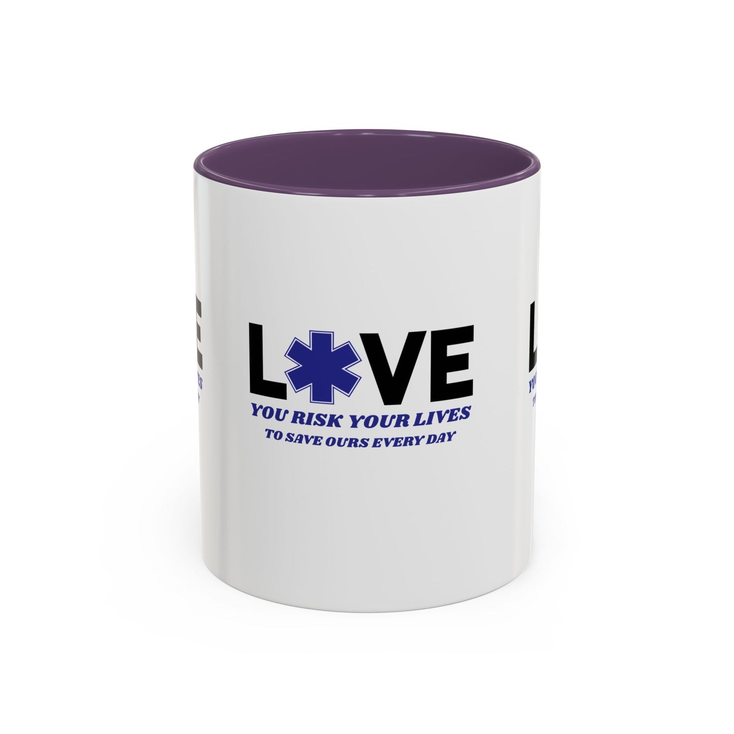 EMS Accent Coffee Mug – You risk your lives to save ours every day