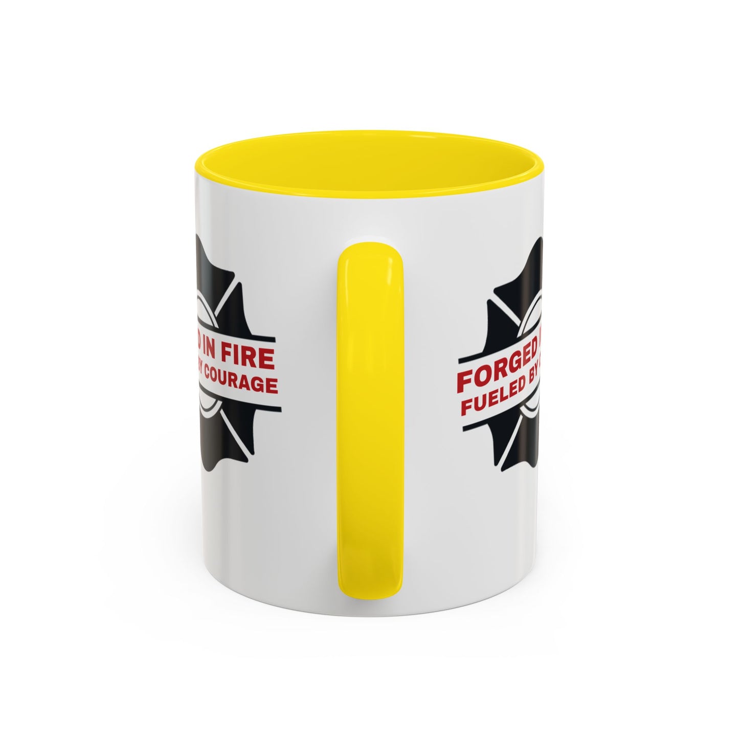 Firefighter Accent Coffee Mug – Forged in fire, fueled by courage