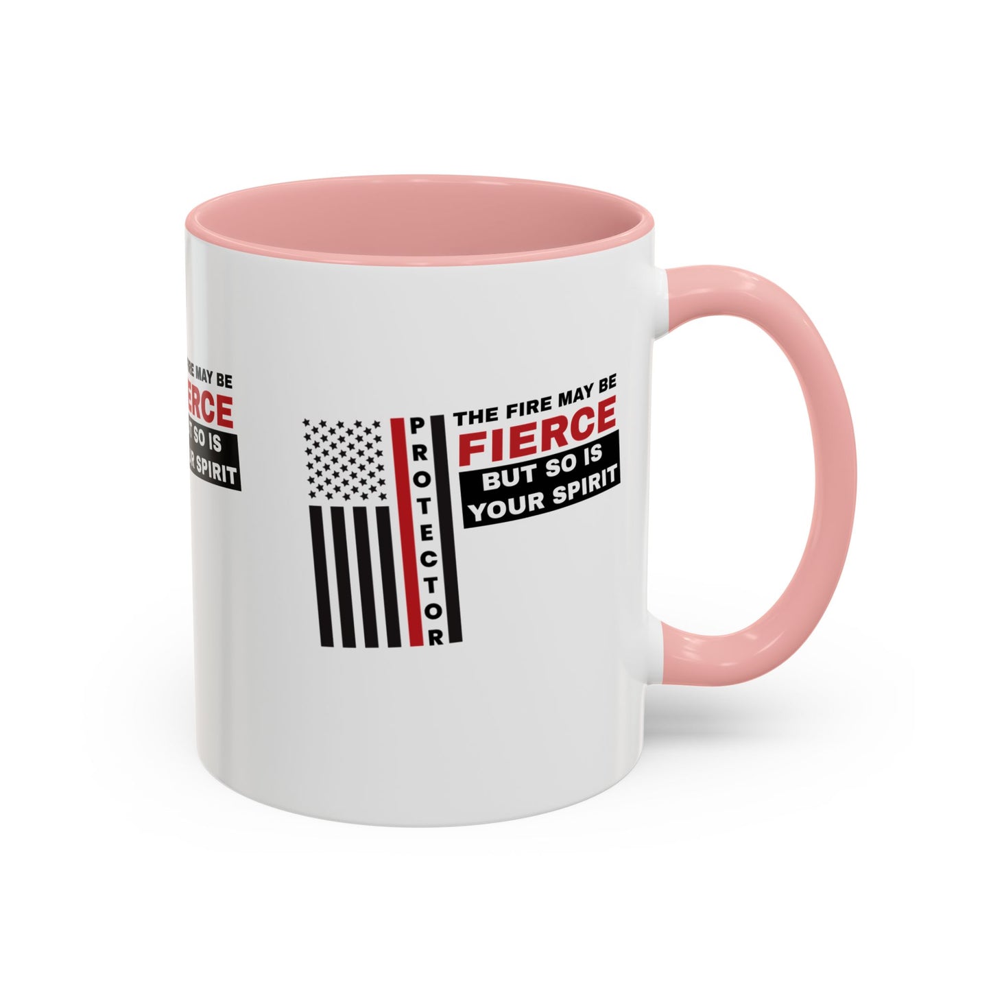 Firefighter Accent Coffee Mug – The fire may be fierce, but so is your spirit