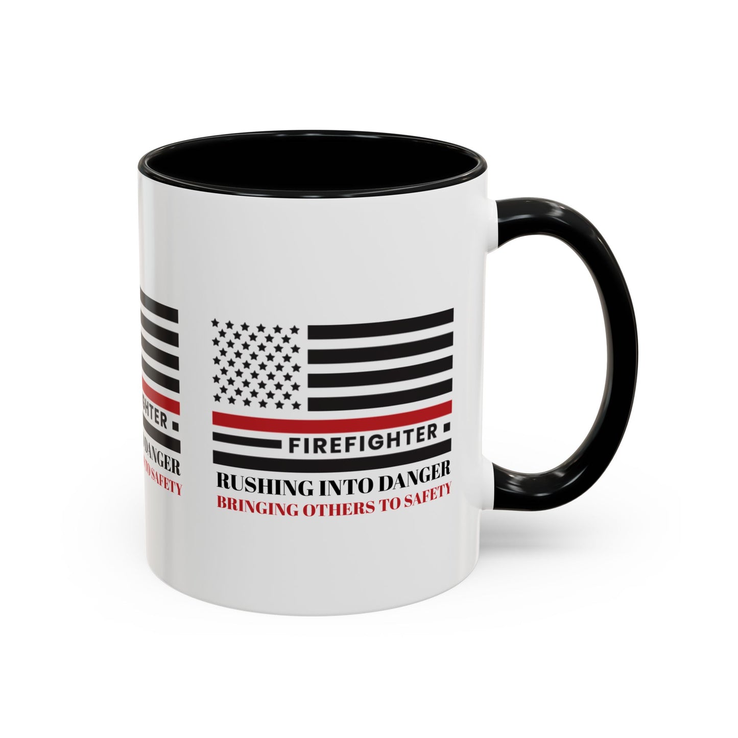 Firefighter Accent Coffee Mug – Rushing into danger, bringing others to safety