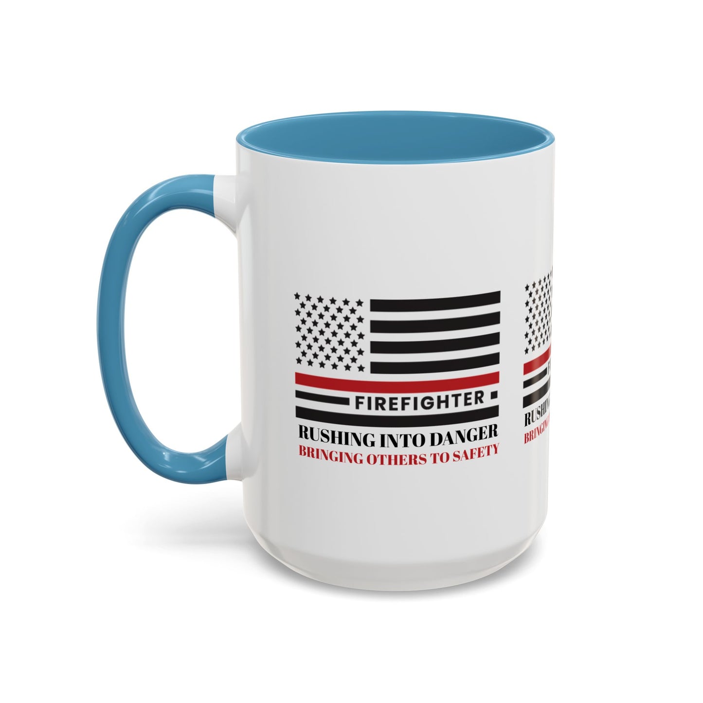 Firefighter Accent Coffee Mug – Rushing into danger, bringing others to safety
