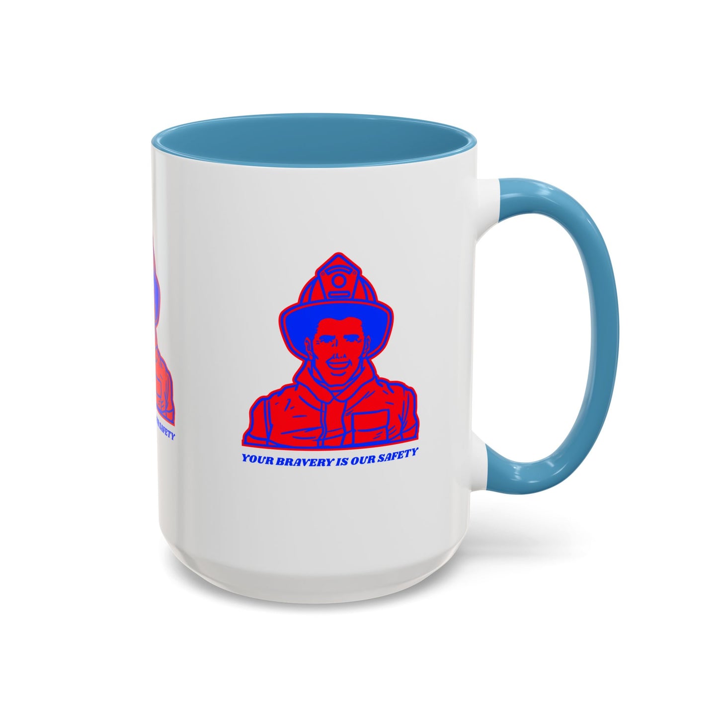 Firefighter Accent Coffee Mug – Your bravery is our safety