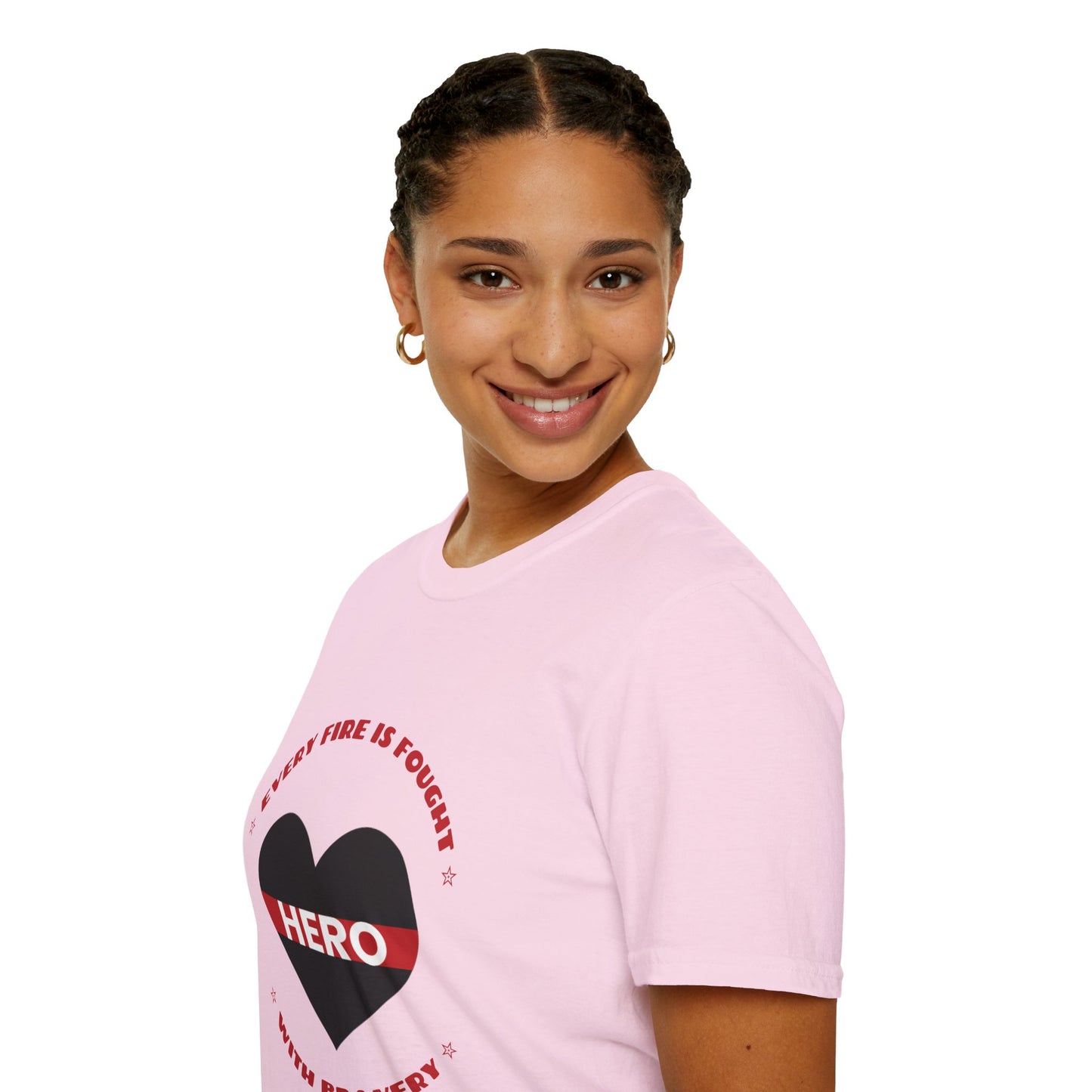Firefighter Softstyle T-Shirt – Every fire is fought with bravery