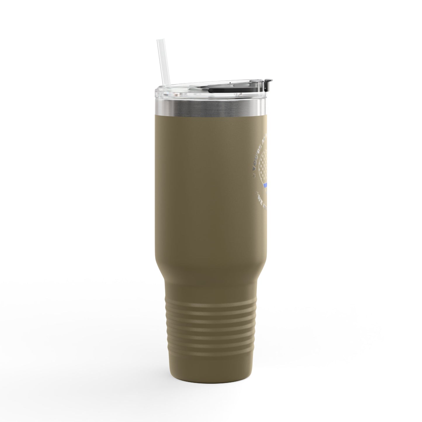 Travel Mug, 40oz You're Always There When We Need You Most - Police Appreciation Design