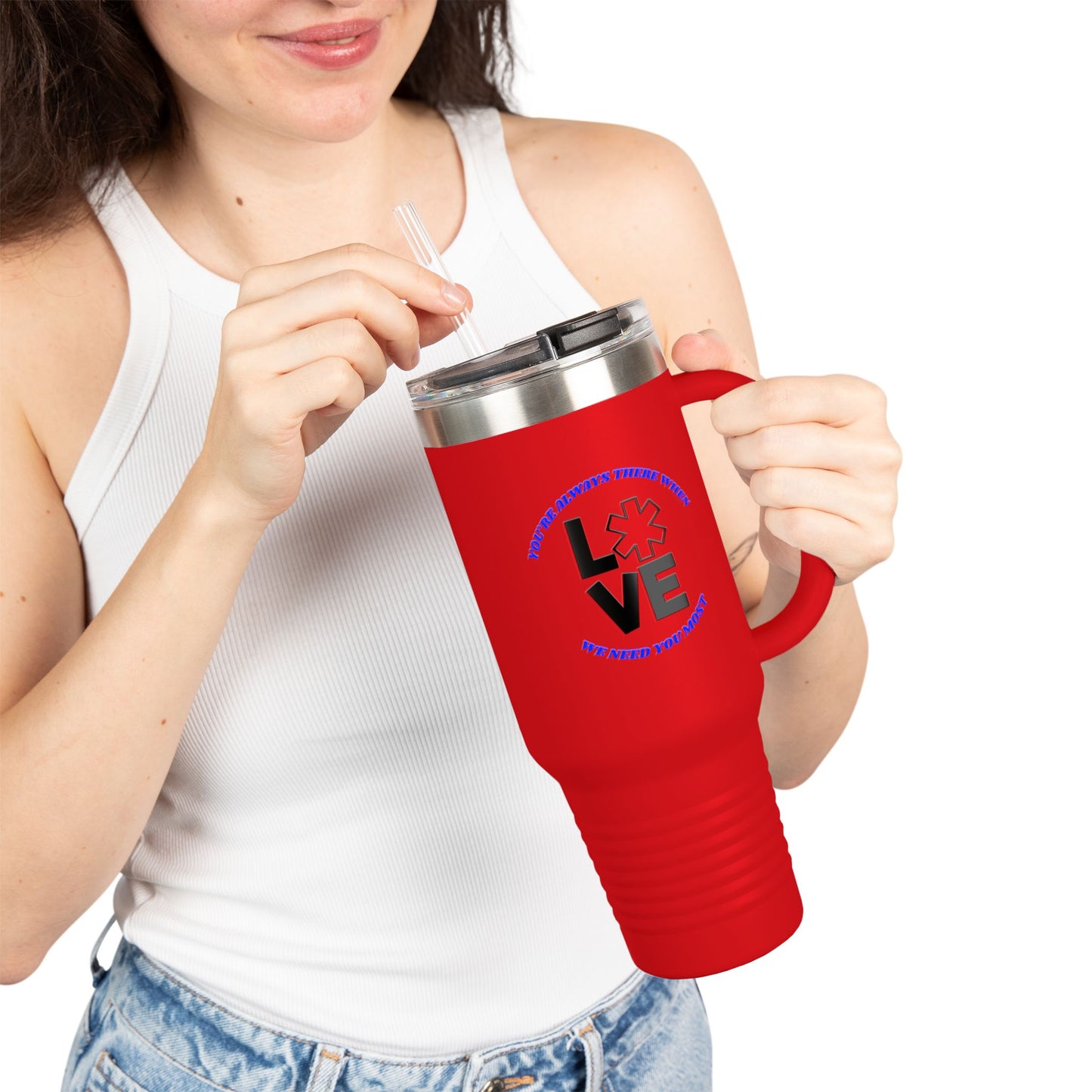 EMS Insulated Travel Mug, 40oz - You’re always there when we need you most