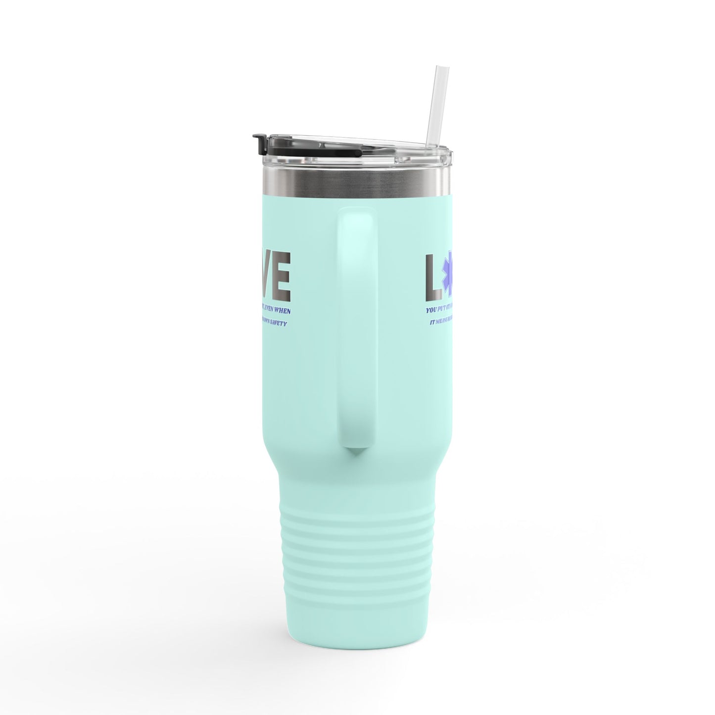 EMS Insulated Travel Mug, 40oz - You put others first, even when it means risking your own safety