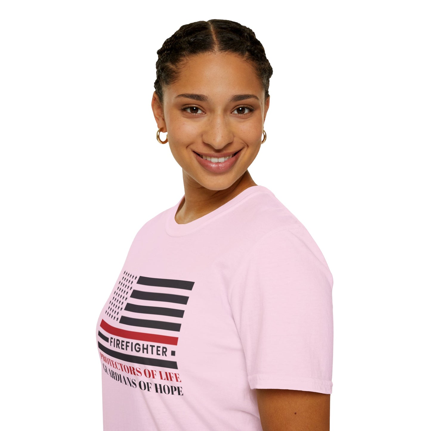 Firefighter Softstyle T-Shirt – Firefighters: Protectors of life, guardians of hope