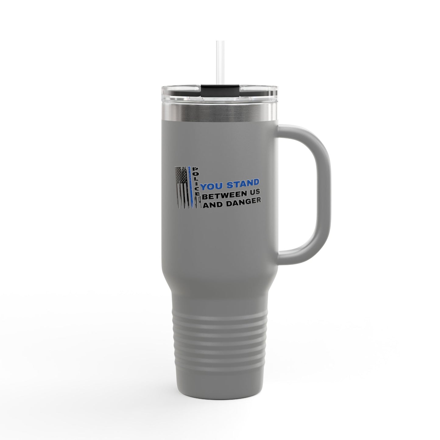 Police Insulated Travel Mug, 40oz – You stand between us and danger