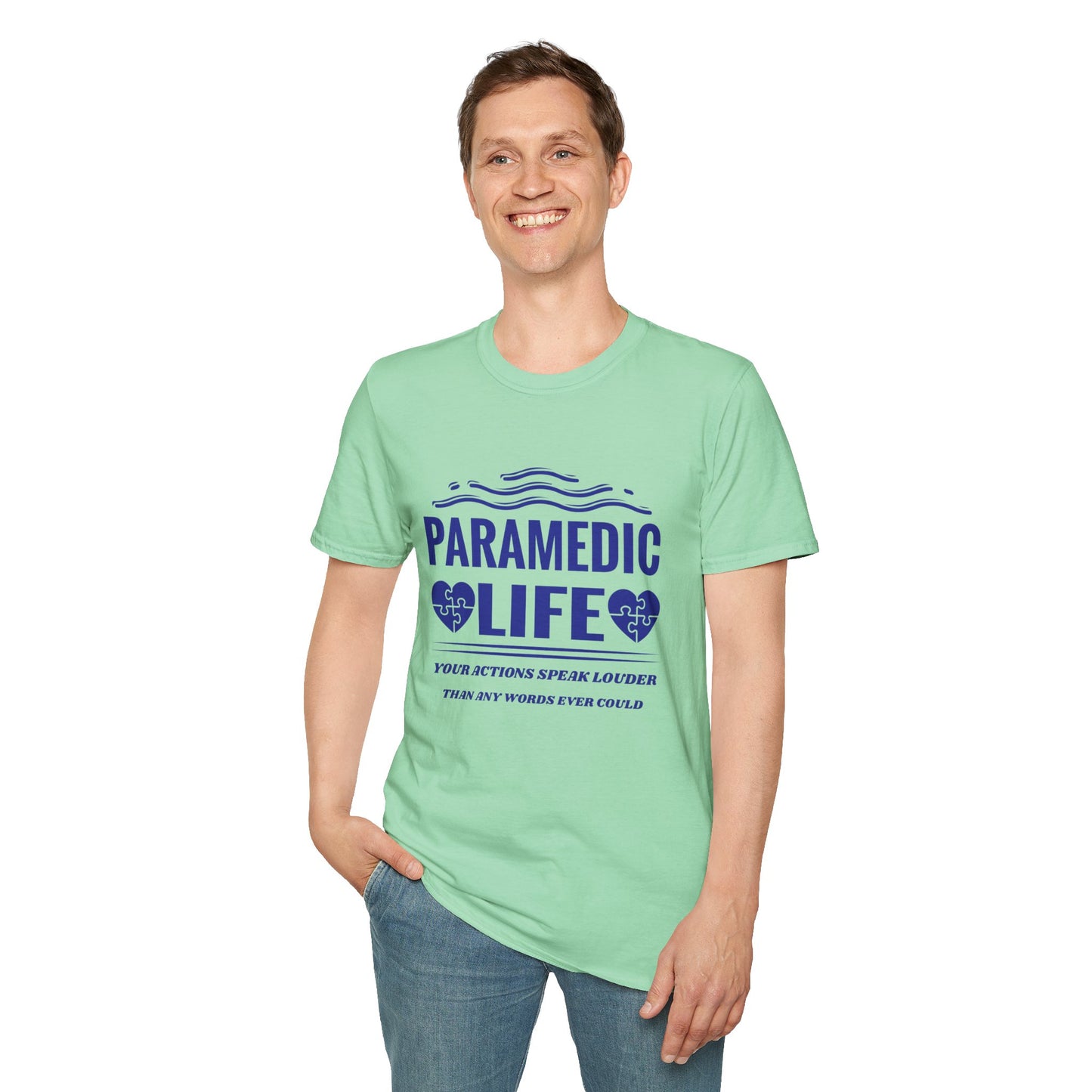 EMS Inspiration Softstyle T-Shirt – Your actions speak louder than any words ever could