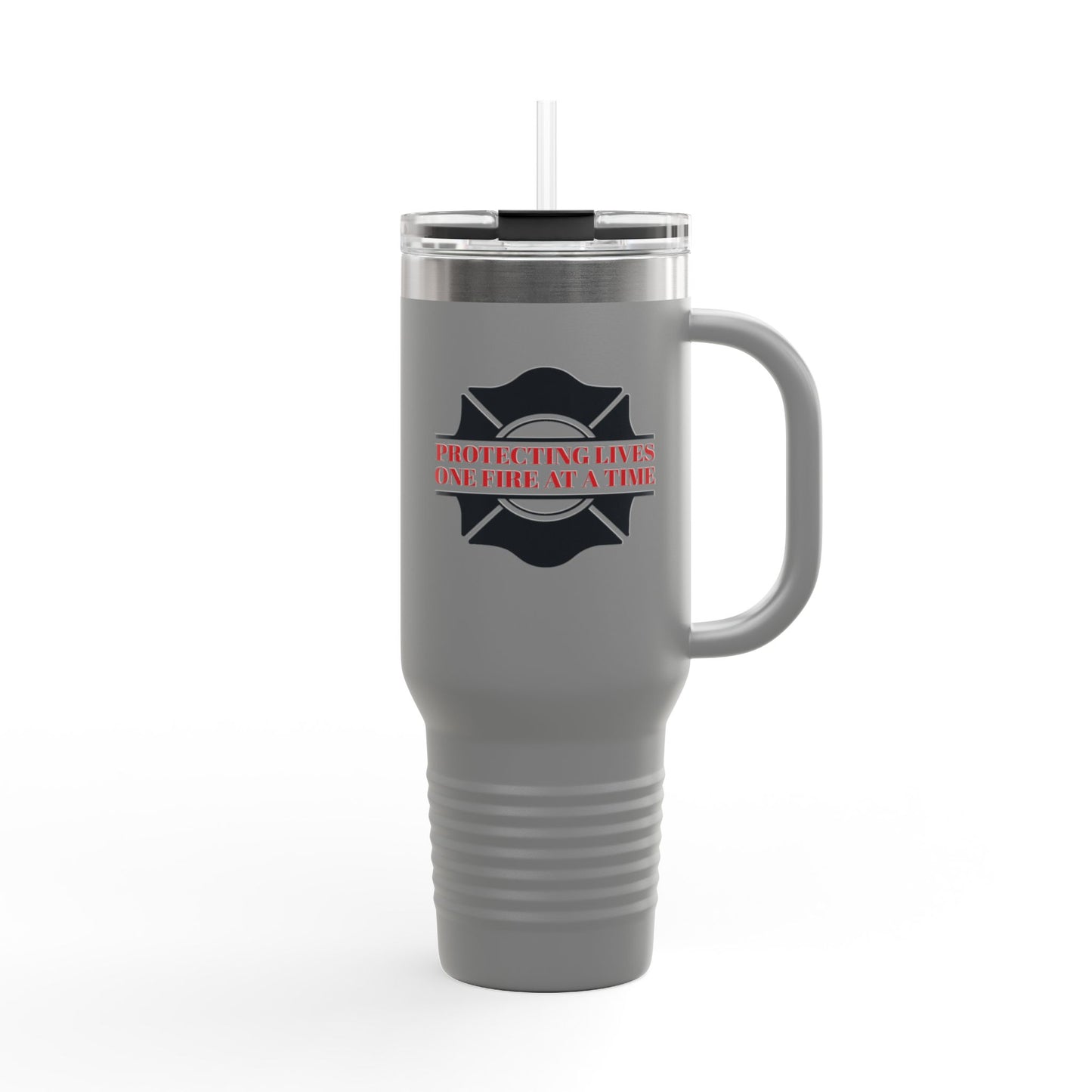 Firefighter Insulated Travel Mug, 40oz – Protecting lives, one fire at a time
