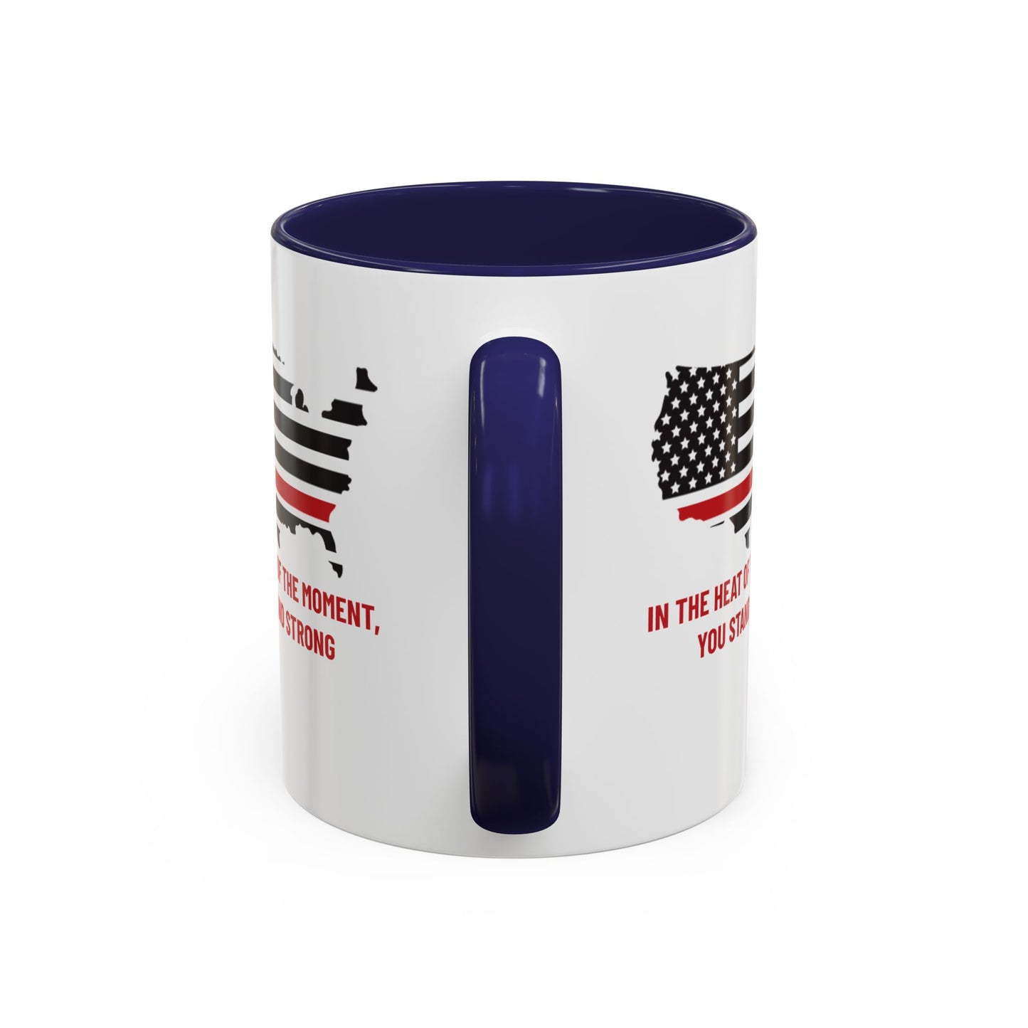 Firefighter Accent Coffee Mug – In the heat of the moment, you stand strong