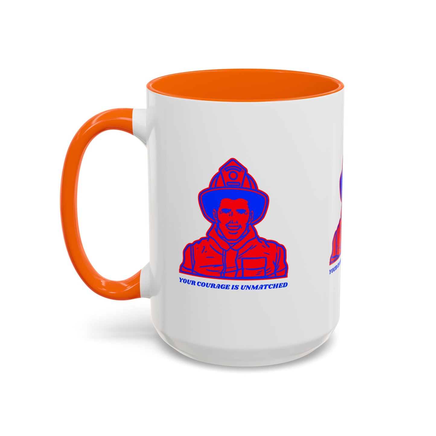 Firefighter Accent Coffee Mug – Your courage is unmatched