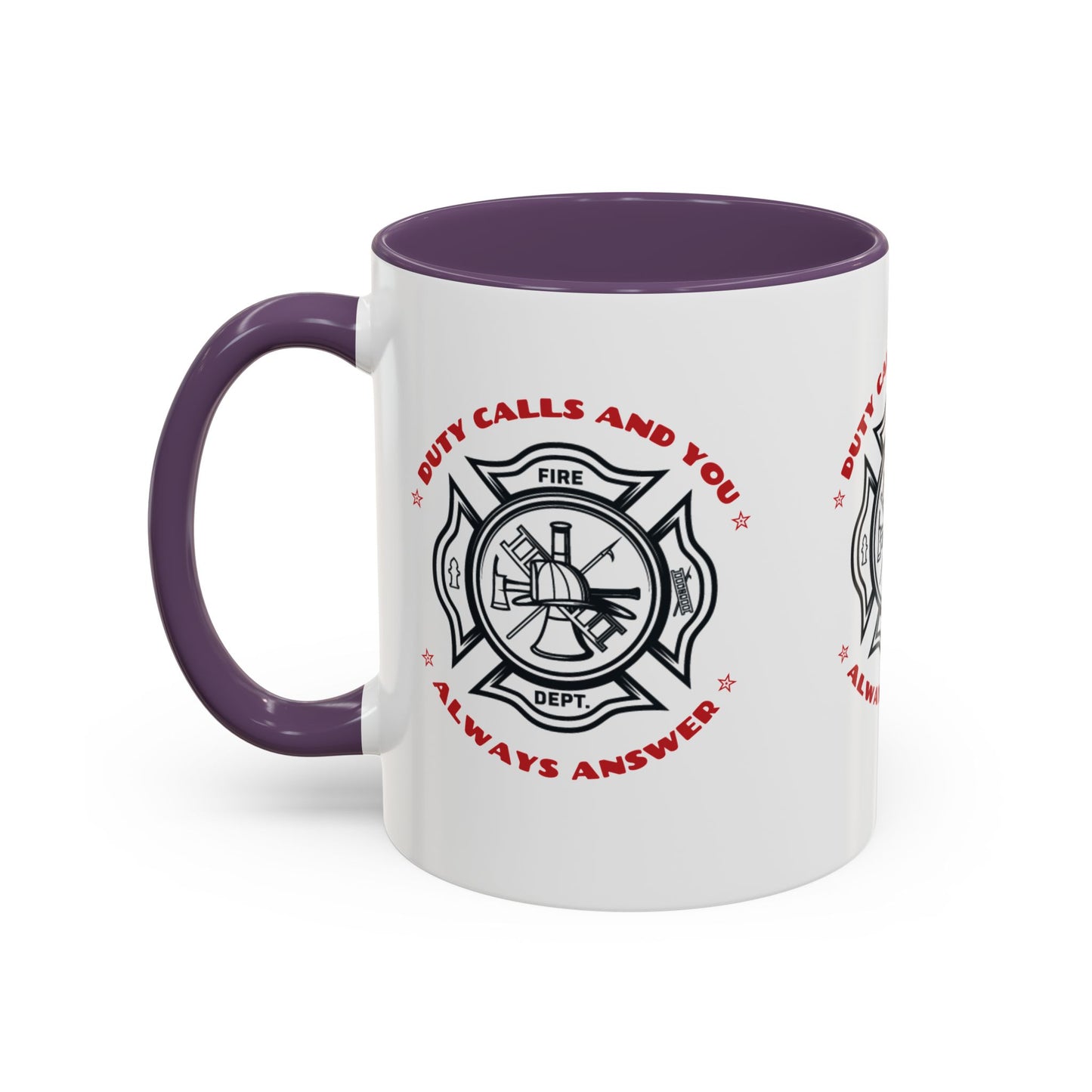 Firefighter Accent Coffee Mug – Duty calls, and you always answer
