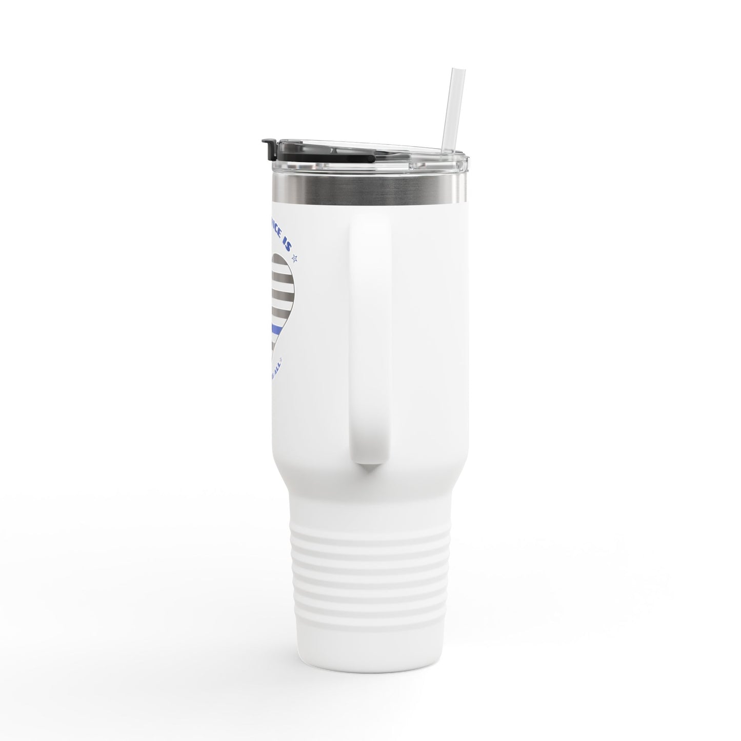 Travel Mug, 40oz Your Service is a Gift to Us All - Police Appreciation Design