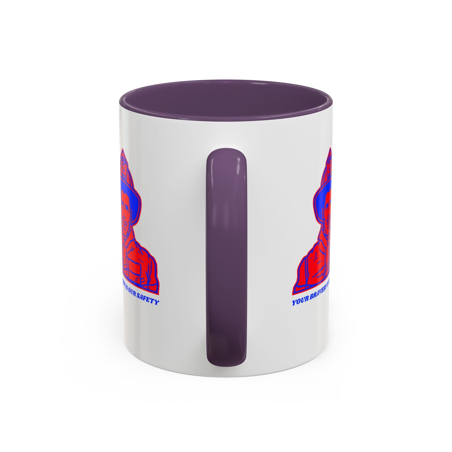 Firefighter Accent Coffee Mug – Your bravery is our safety