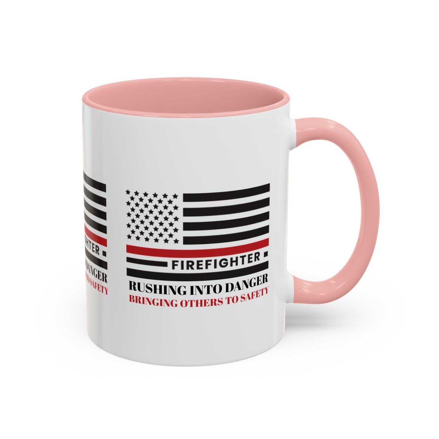 Firefighter Accent Coffee Mug – Rushing into danger, bringing others to safety