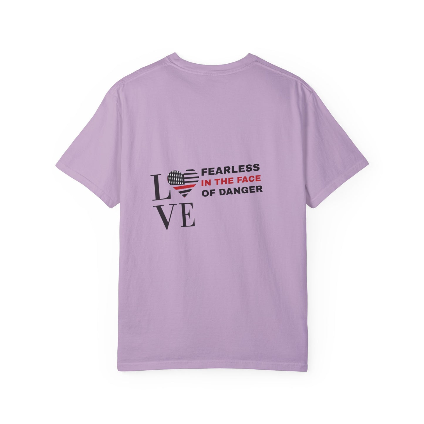 Firefighter Unisex Garment-Dyed T-Shirt – Fearless in the face of danger