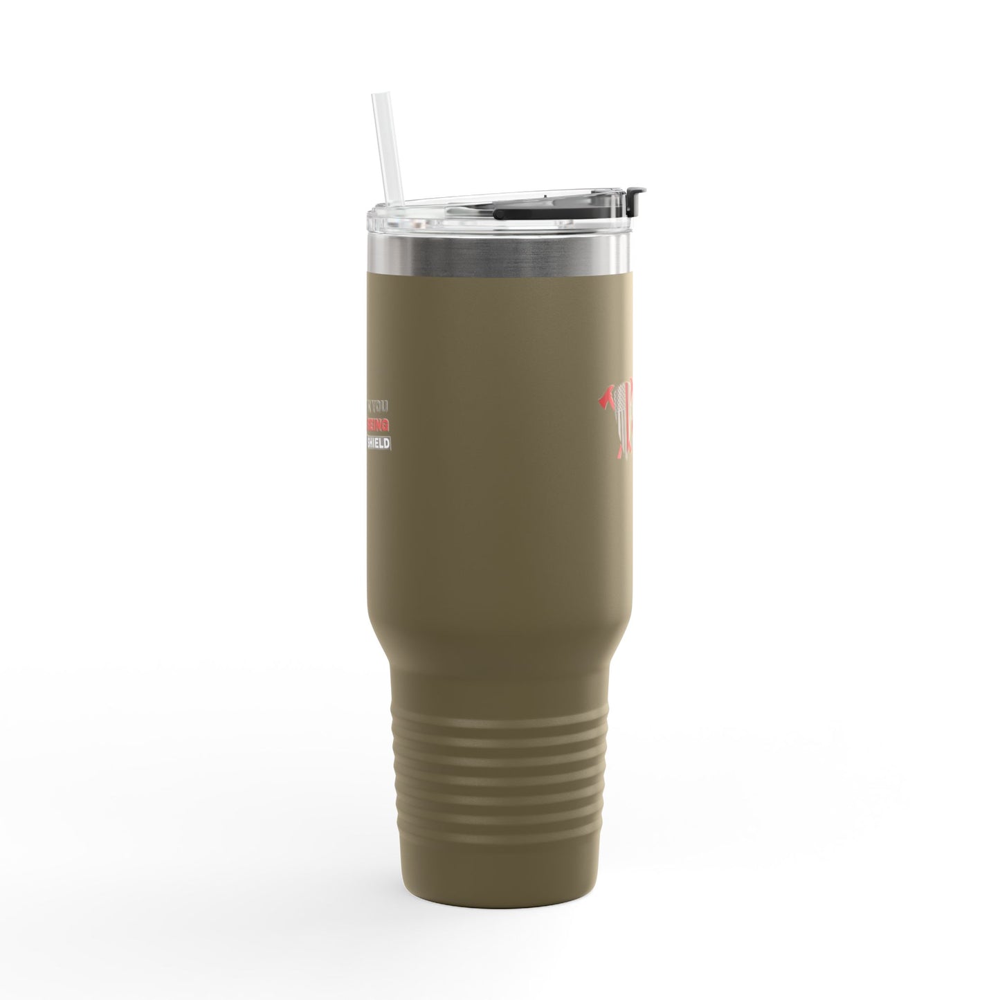 Firefighter Insulated Travel Mug, 40oz – Thank you for being our shield