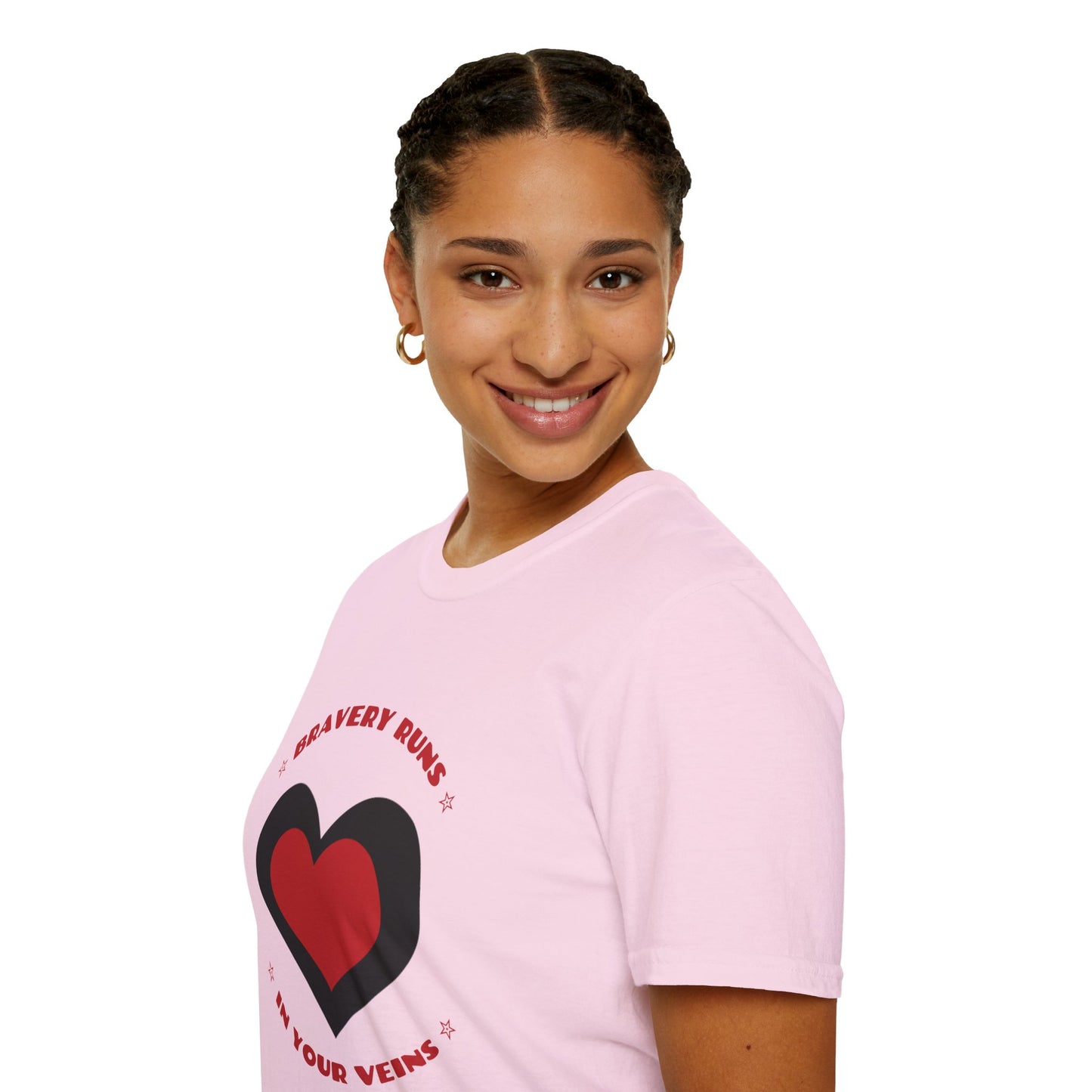 Firefighter Softstyle T-Shirt – Bravery runs in your veins