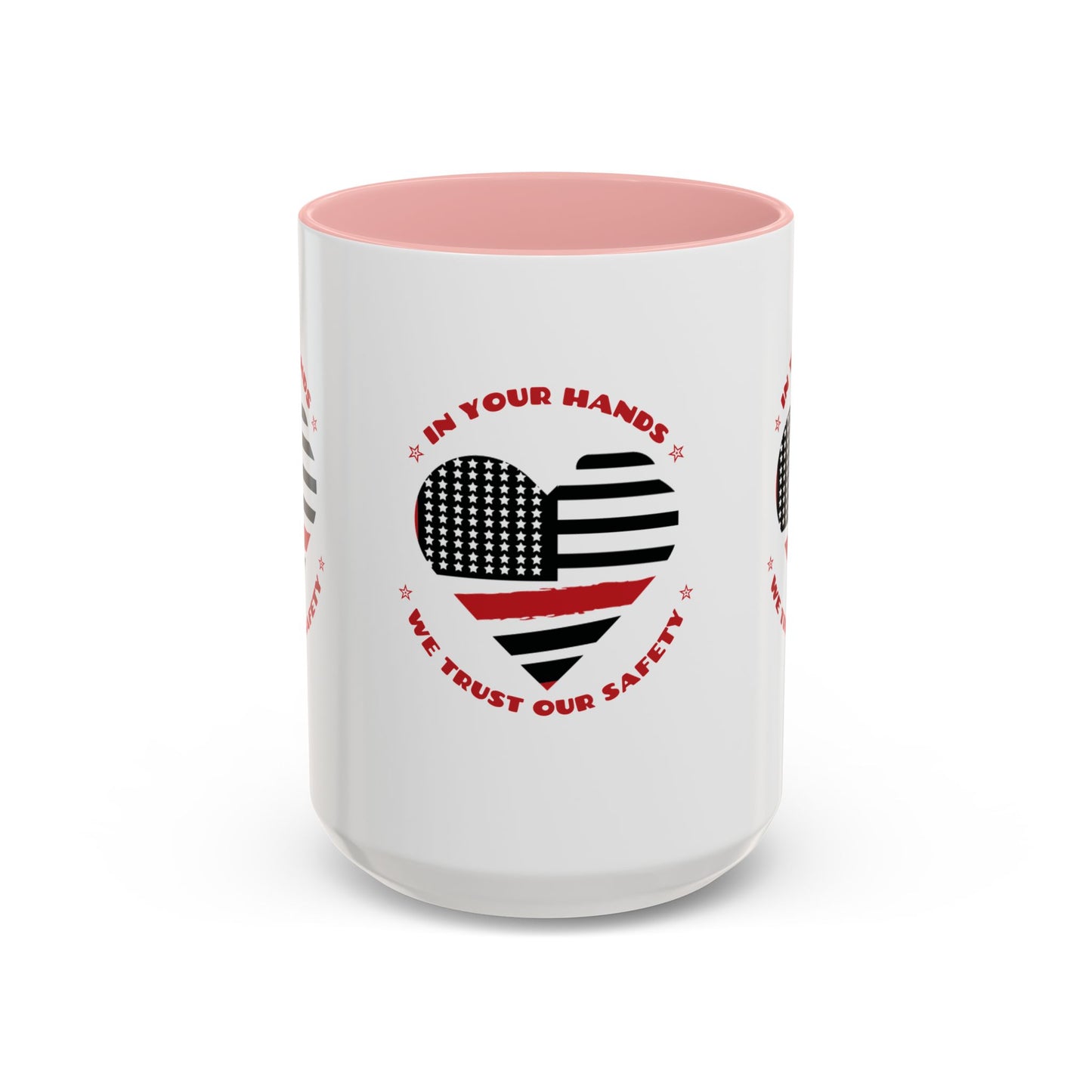 Firefighter Accent Coffee Mug – In your hands, we trust our safety