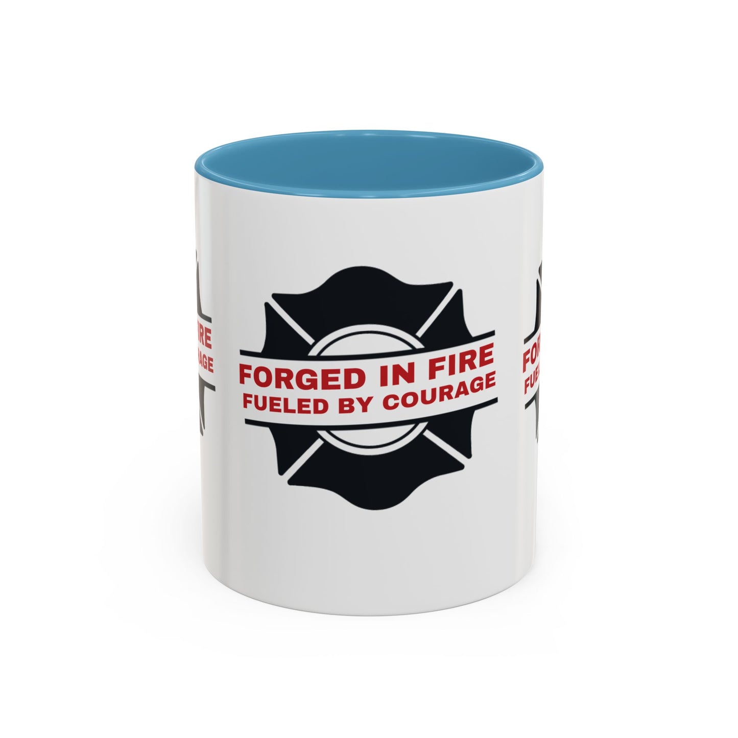 Firefighter Accent Coffee Mug – Forged in fire, fueled by courage